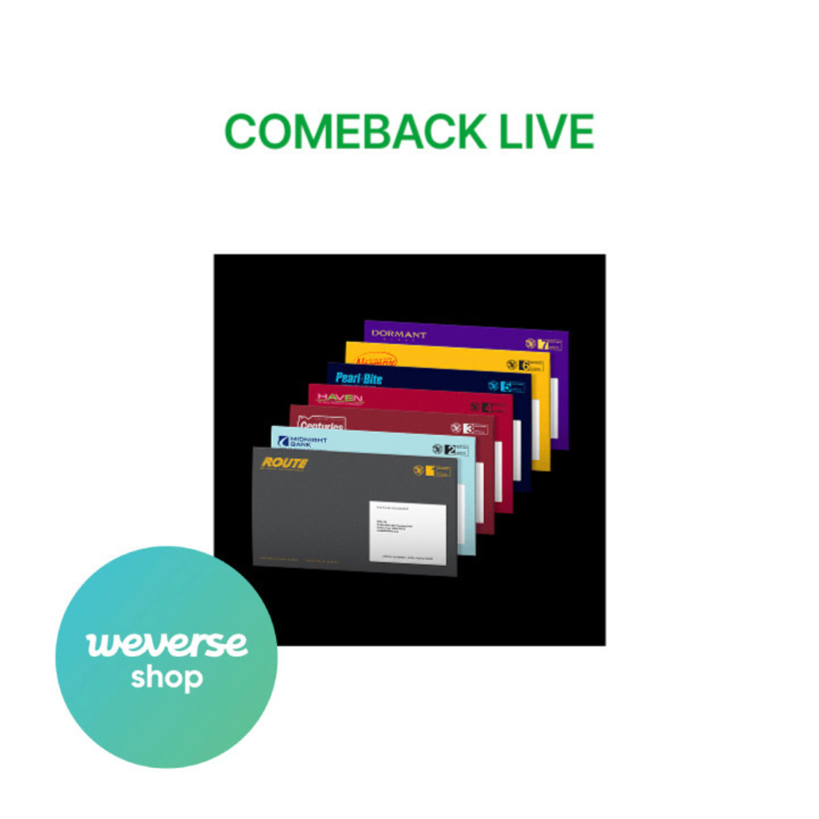 Enhypen [COMEBACK LIVE] ENHYPEN - THE SIN : BLISS (ENGENE ver.) + Random Photocard (Weverse Shop)