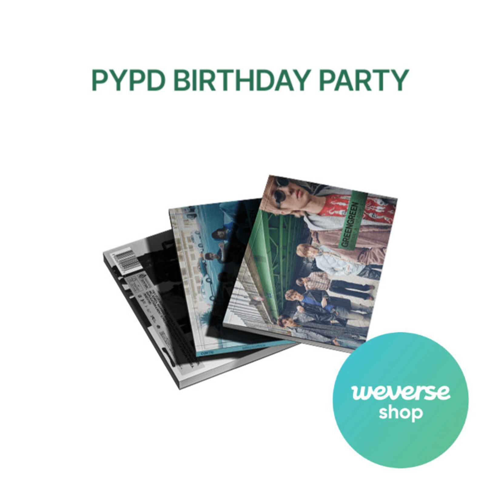 CORTIS [PYPD BIRTHDAY PARTY] CORTIS - The 2nd EP [GREENGREEN] (Photobook Ver.) + Random Photocard (WS)