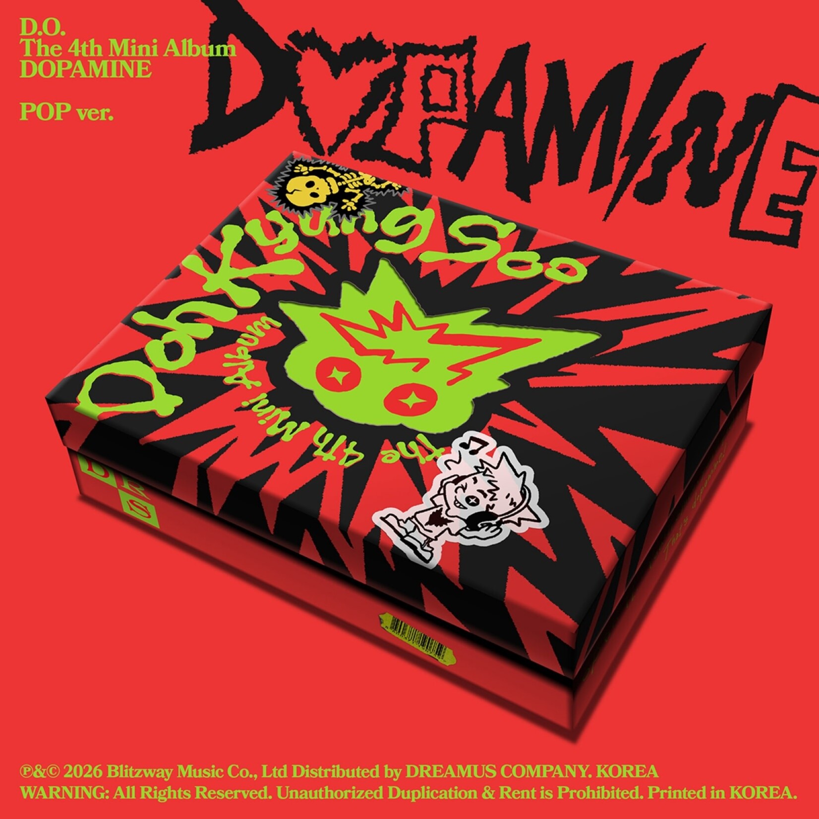 EXO D.O - 4th Mini Album [DOPAMINE] (POP ver.)