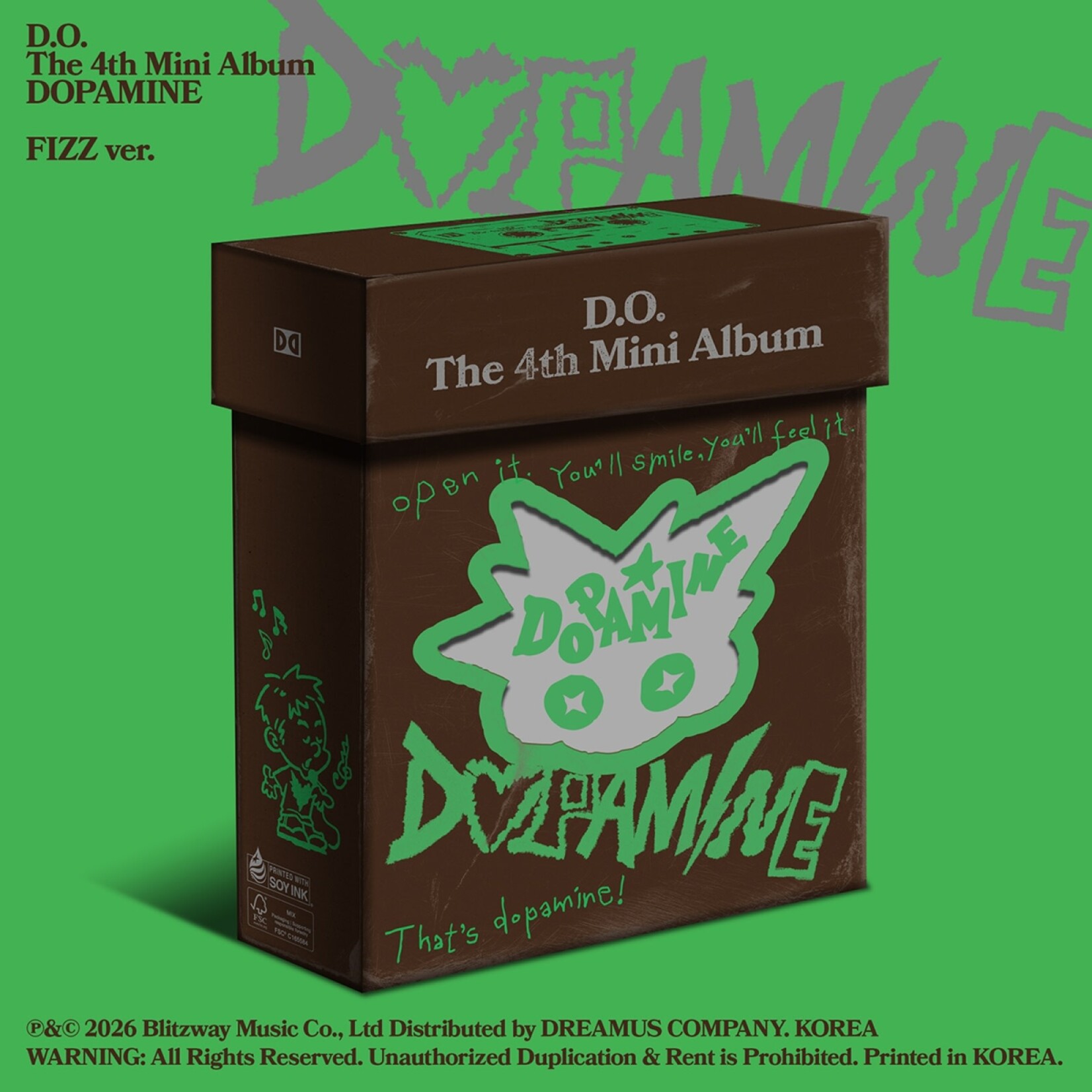 EXO D.O - 4th Mini Album [DOPAMINE] (FIZZ ver.)