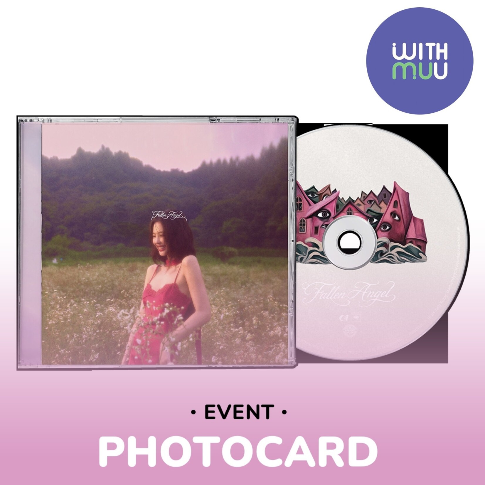 BlackPink JENNIE - EP [Fallen Angel] (Alt ver.) + Random Photocard (WM)