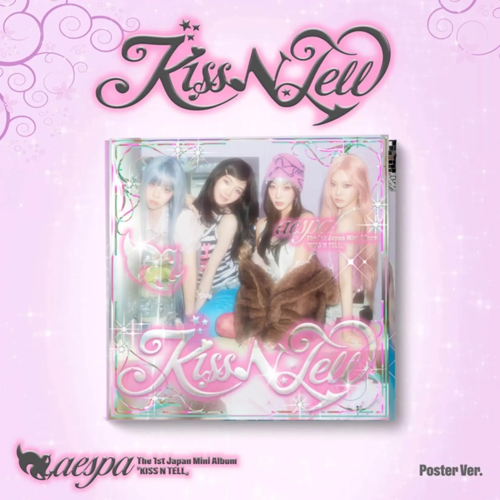 Aespa aespa - THE 1ST JAPAN MINI ALBUM [Kiss N Tell] (Poster Ver.)