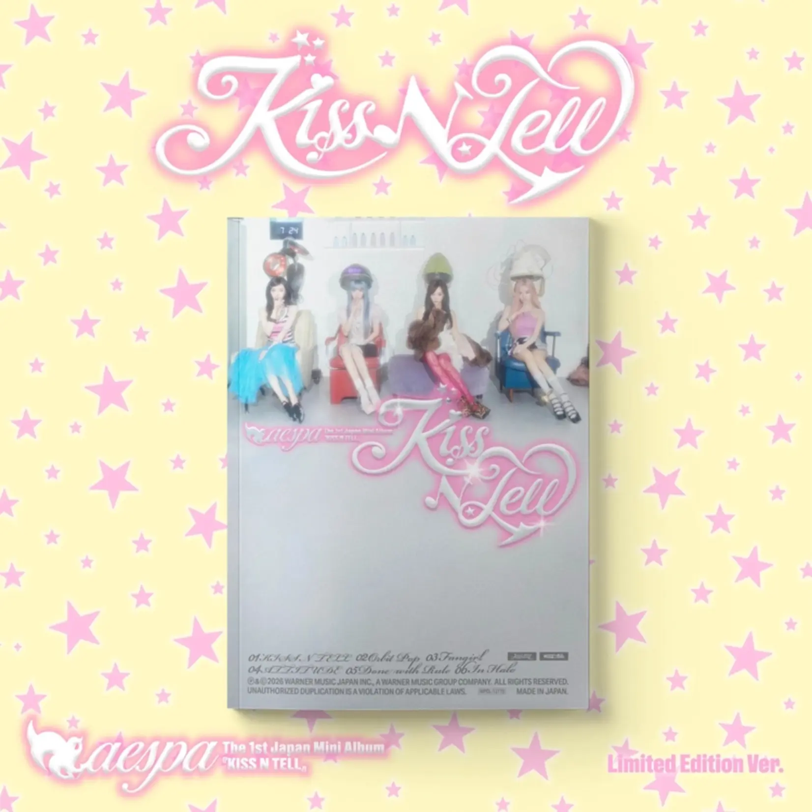 Aespa aespa - THE 1ST JAPAN MINI ALBUM [Kiss N Tell] (Limited Edition Ver.)