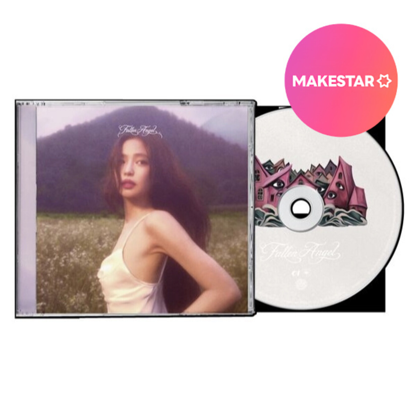 BlackPink JENNIE - EP [Fallen Angel] + Random Photocard (MAKESTAR)