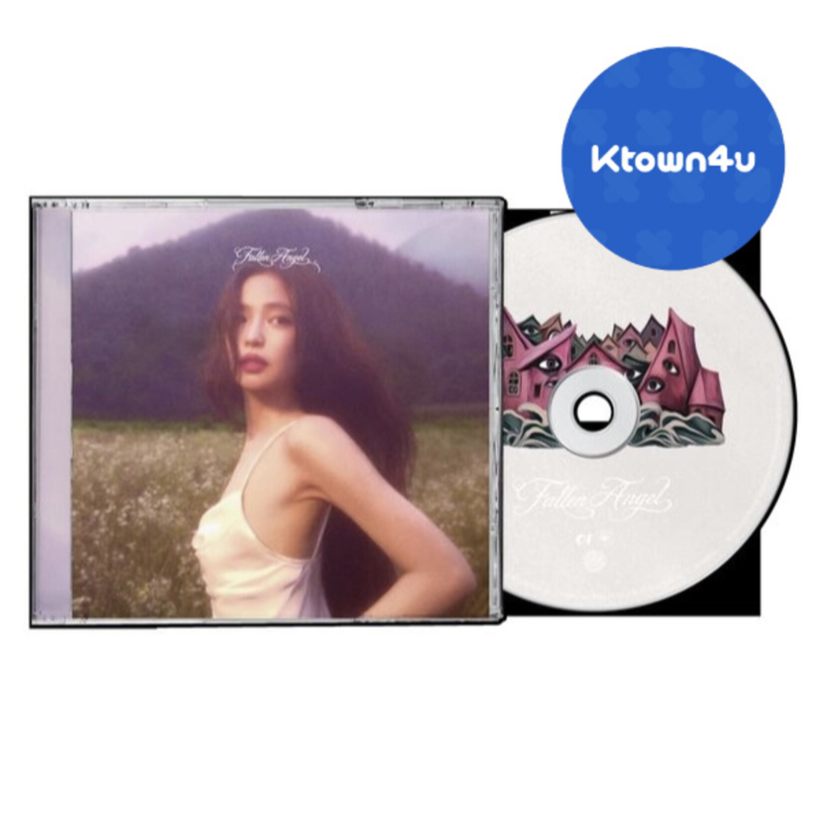 BlackPink JENNIE - EP [Fallen Angel] + Random Photocard (KTOWN4U)