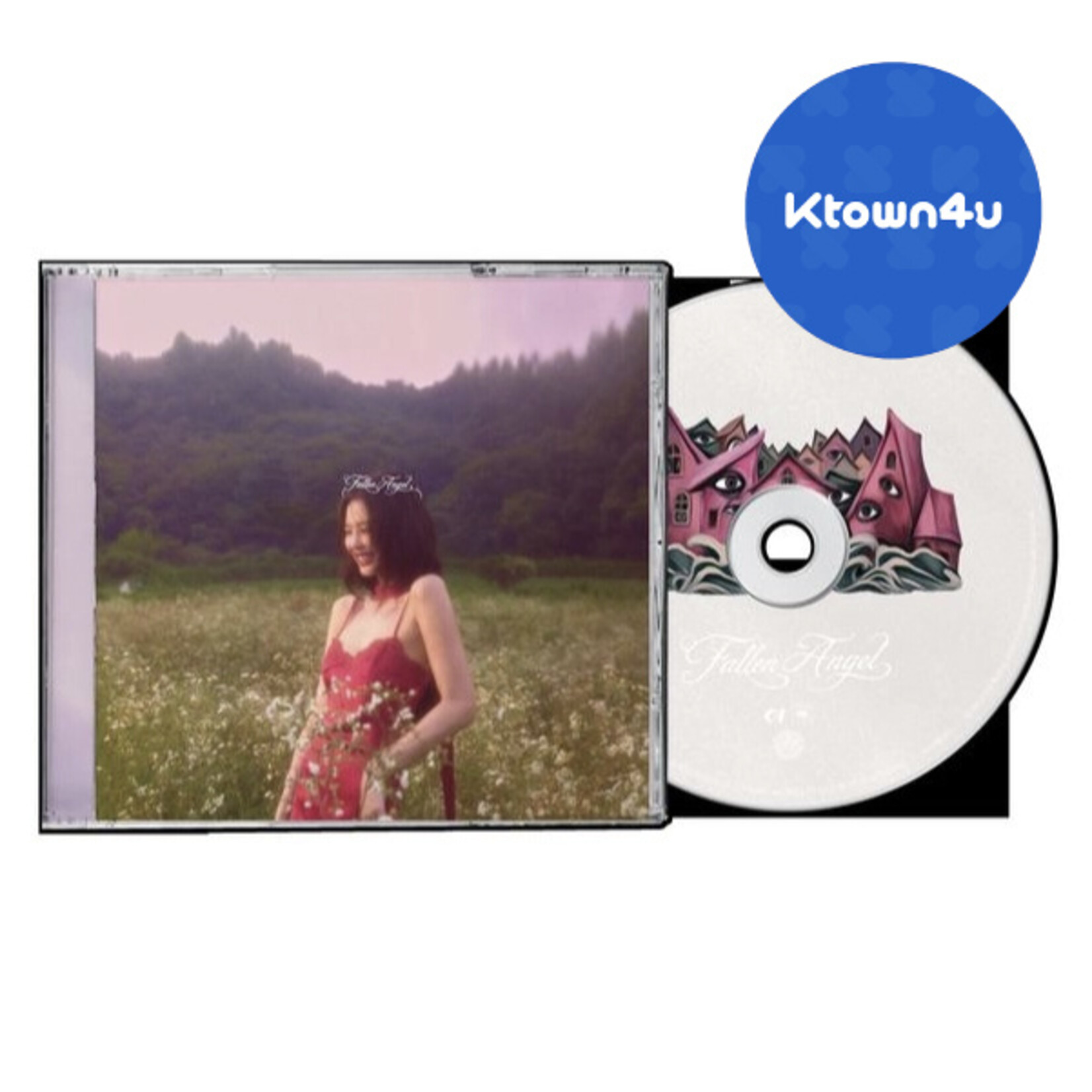BlackPink JENNIE - EP [Fallen Angel] (Alt ver.) + Random Photocard (KTOWN4U)