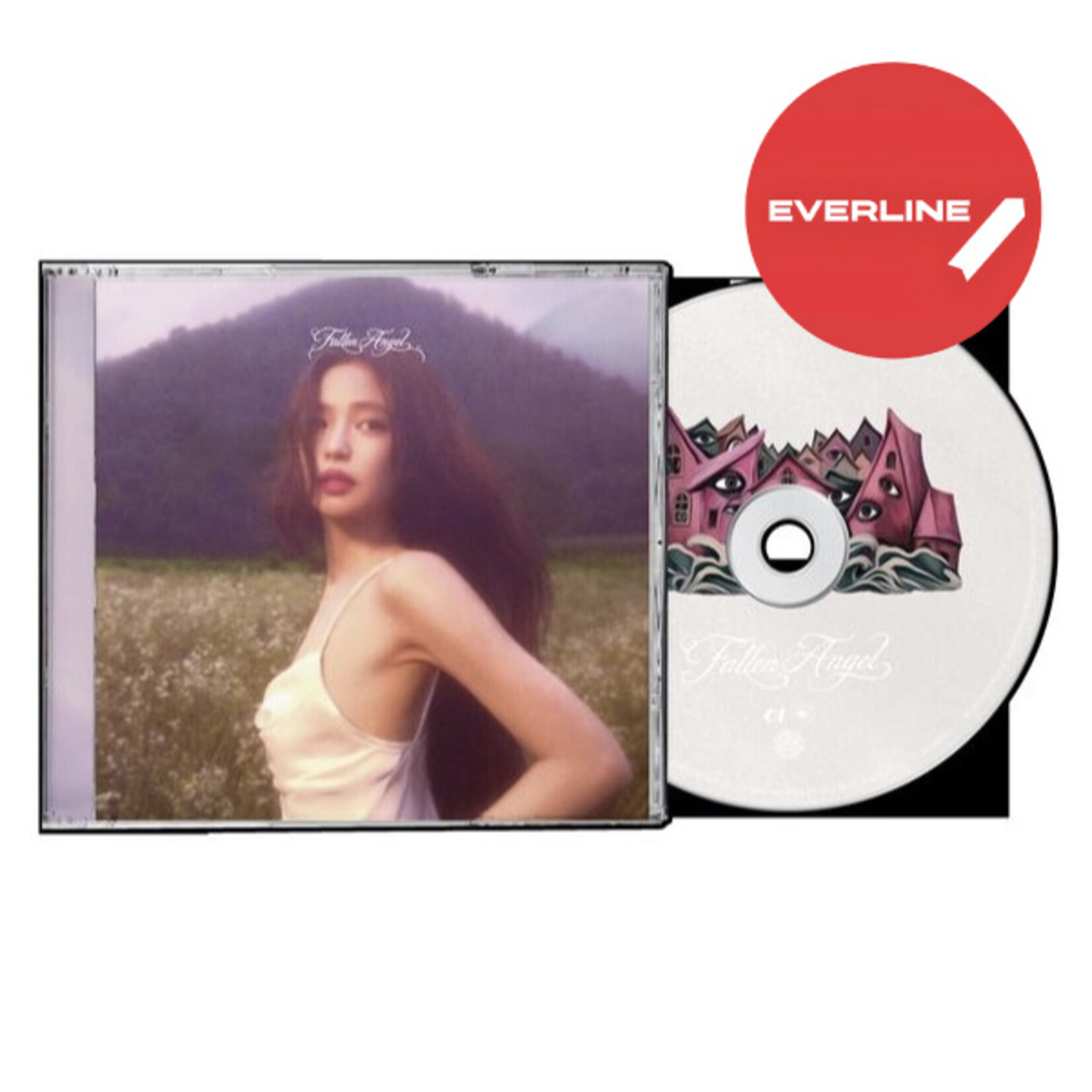 BlackPink JENNIE - EP [Fallen Angel] + Random Photocard (EVERLINE)
