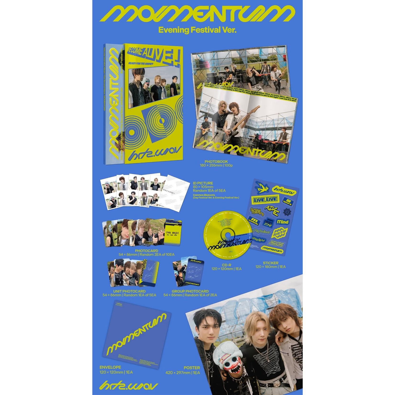 hrtz.wav hrtz.wav - 2ND MINI ALBUM [The Second Wave : MOMENTUM] (Photobook Ver.)