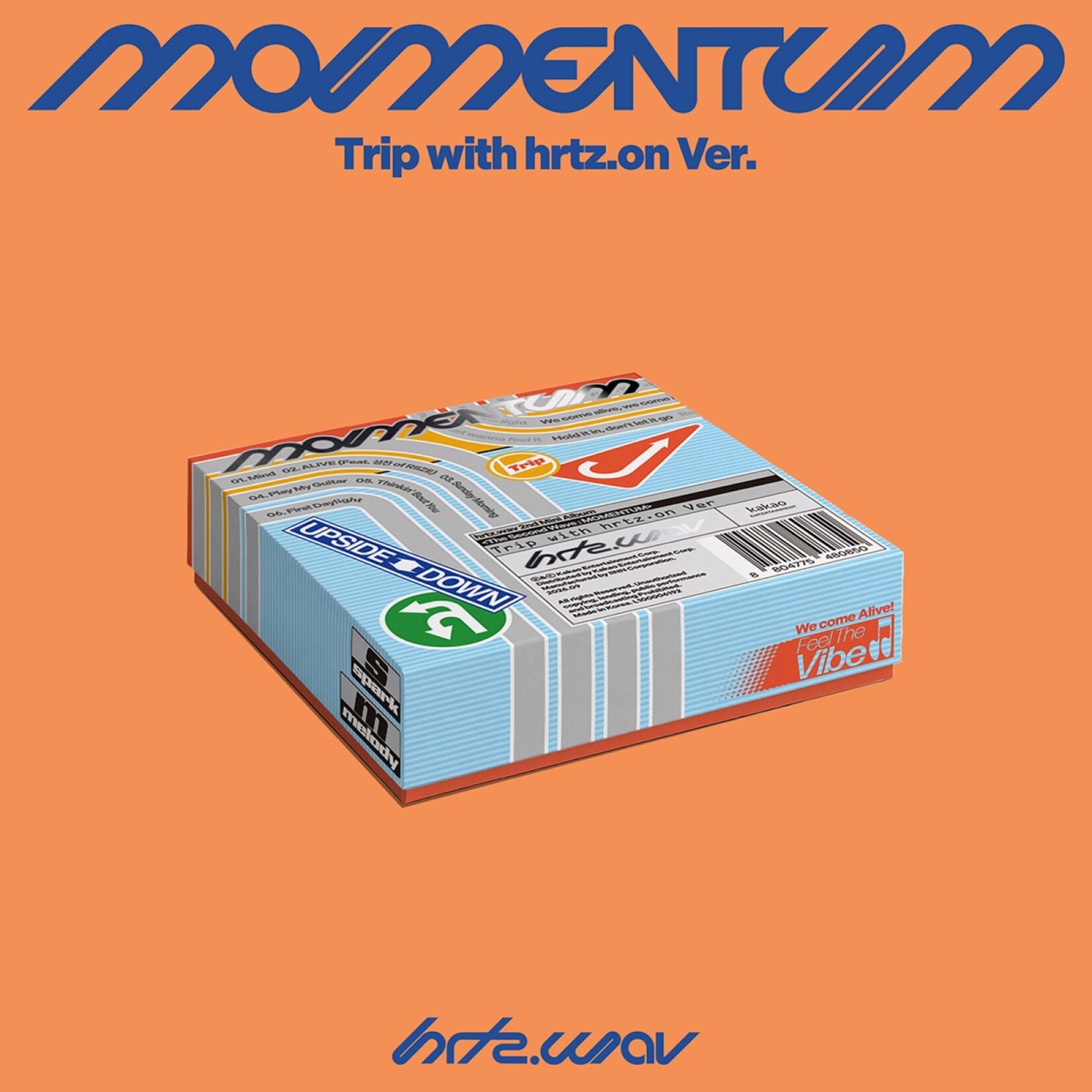 hrtz.wav hrtz.wav - 2ND MINI ALBUM [The Second Wave : MOMENTUM] (Trip with hrtz.on Ver.)
