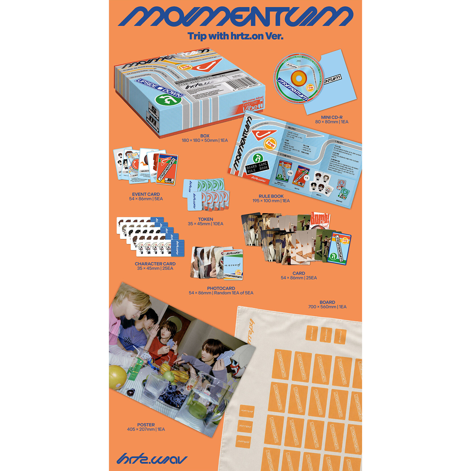 hrtz.wav hrtz.wav - 2ND MINI ALBUM [The Second Wave : MOMENTUM] (Trip with hrtz.on Ver.)