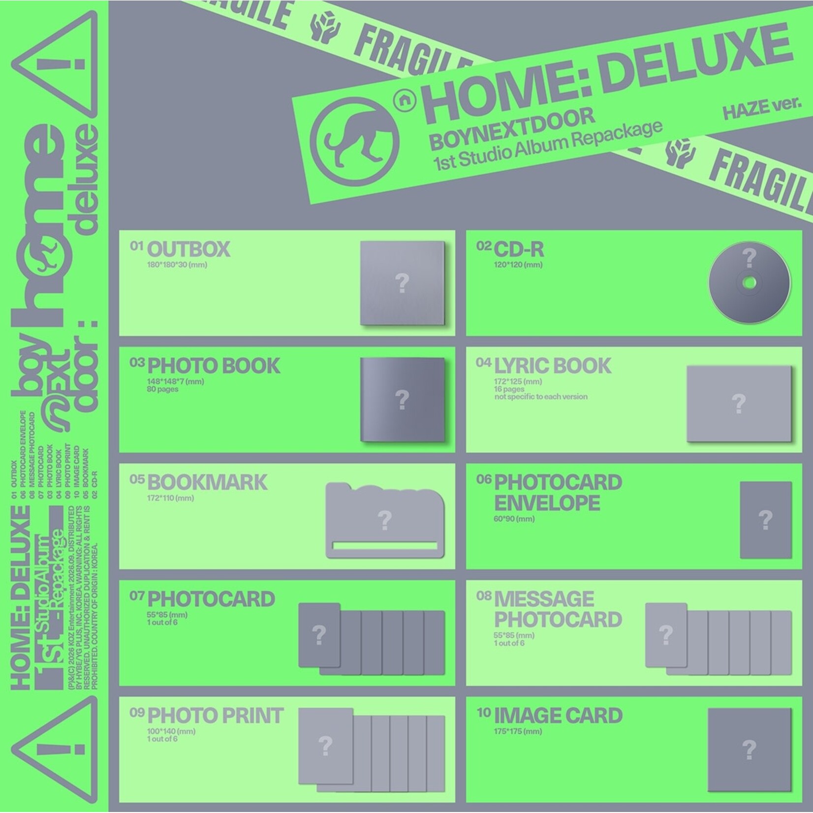 BoyNextDoor BOYNEXTDOOR - 1st Studio Album Repackage [HOME: DELUXE] (Photobook Ver.)