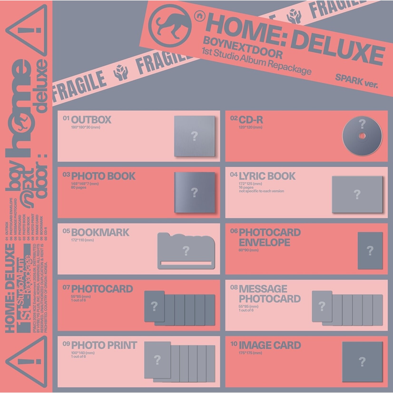 BoyNextDoor BOYNEXTDOOR - 1st Studio Album Repackage [HOME: DELUXE] (Photobook Ver.)