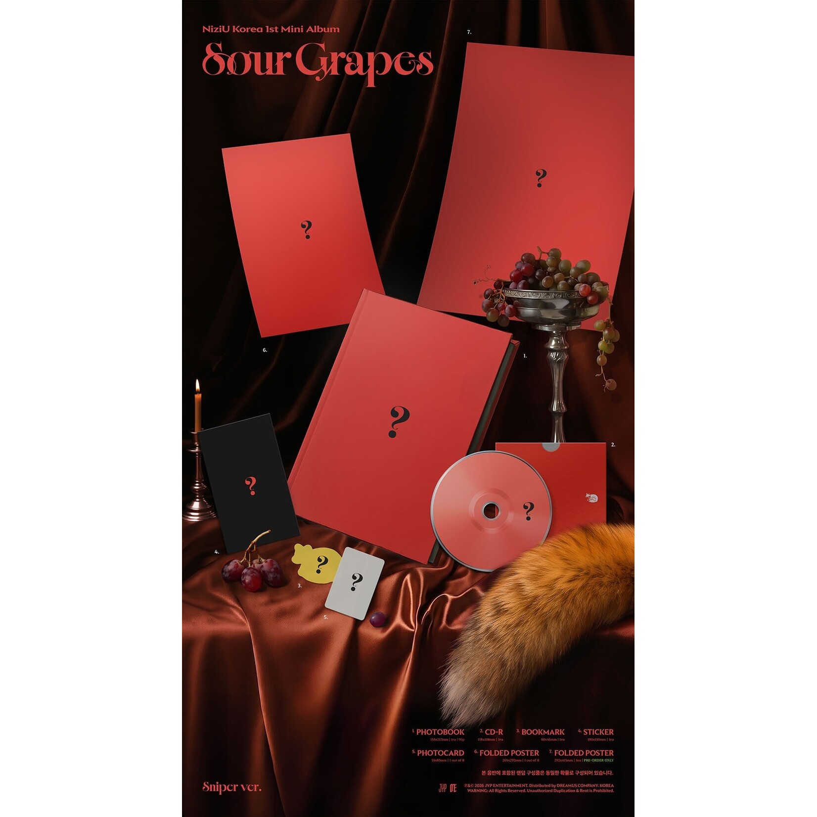 NiziU NiziU - 1st Mini Album [Sour Grapes] (Photobook Ver.)