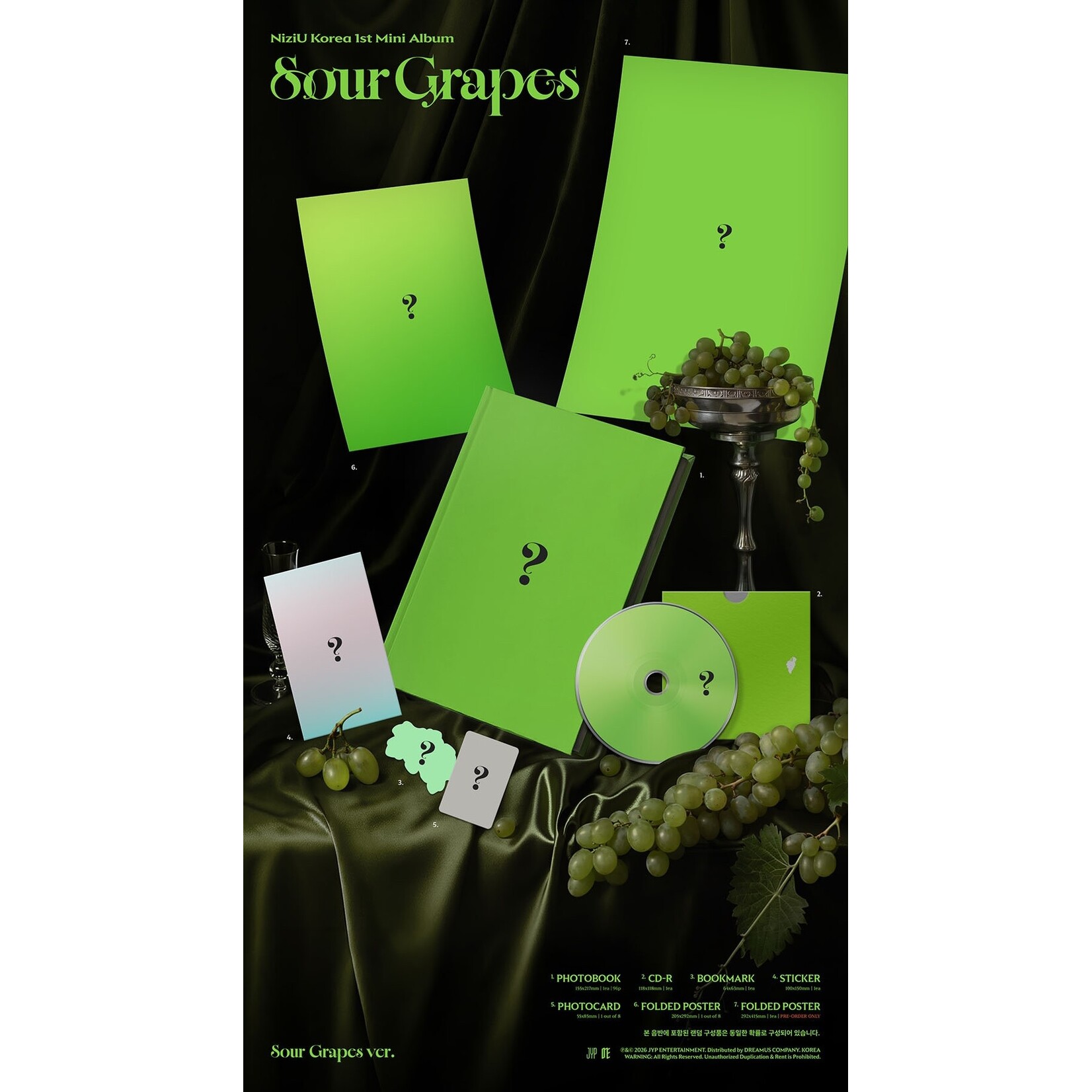NiziU NiziU - 1st Mini Album [Sour Grapes] (Photobook Ver.)