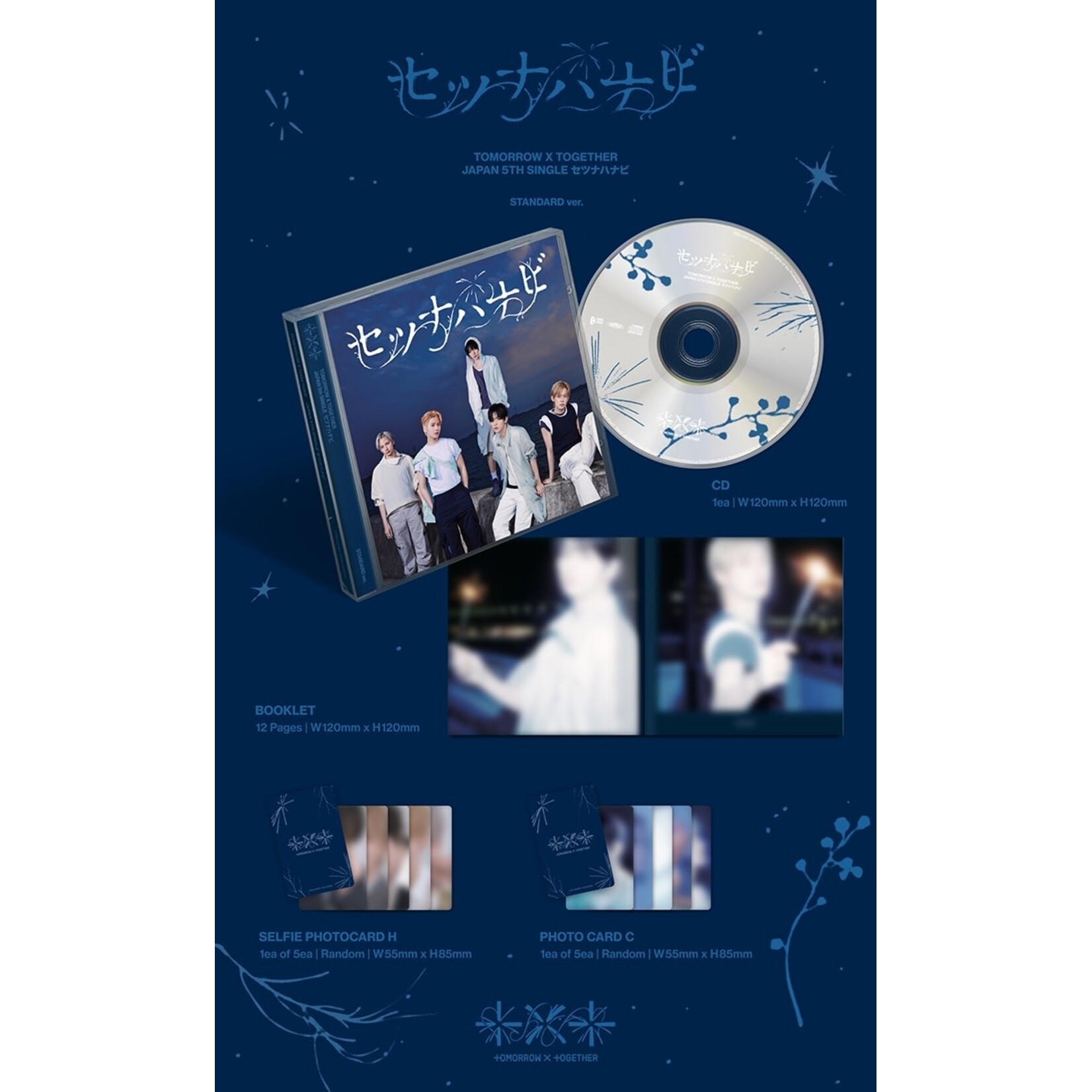 TXT TOMORROW X TOGETHER JP 5th SINGLE 'Setsuna Hanabi' (Standard Edition)