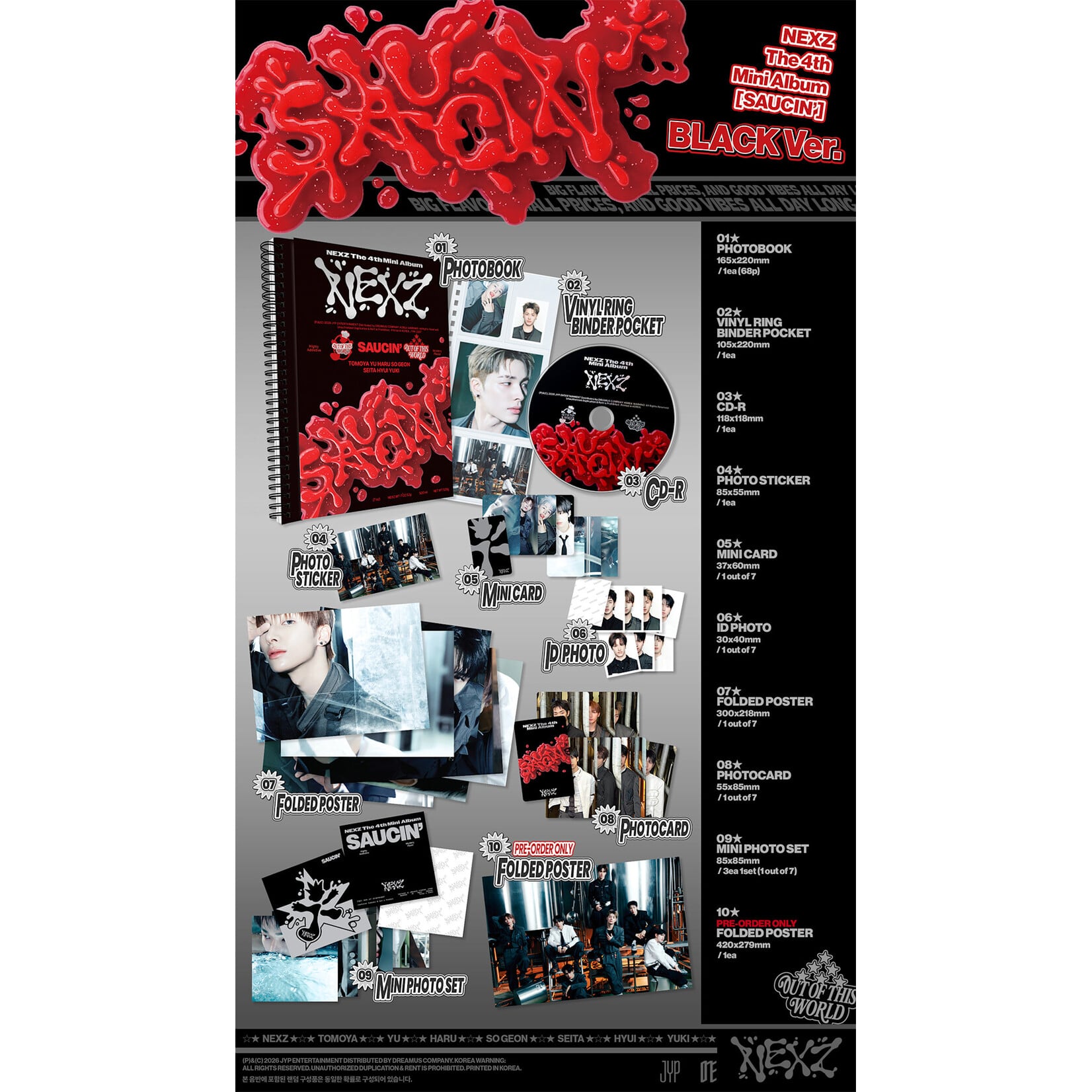 NEXZ NEXZ - 4TH MINI ALBUM [SAUCIN'] (Photobook Ver.)
