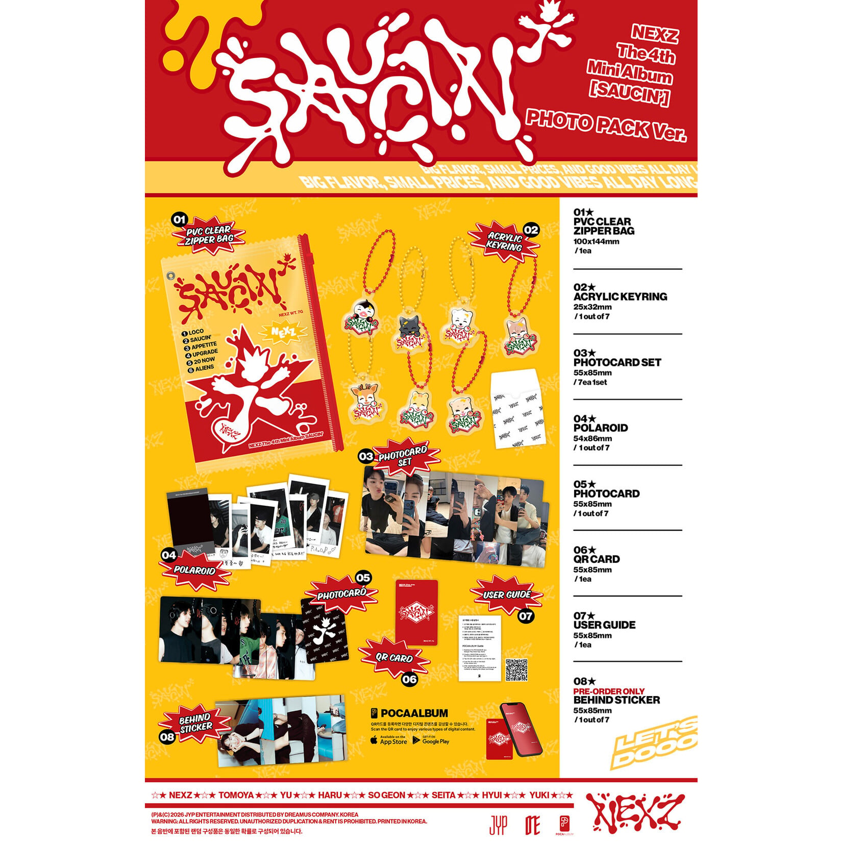 NEXZ NEXZ - 4TH MINI ALBUM [SAUCIN'] (PHOTO PACK Ver.)