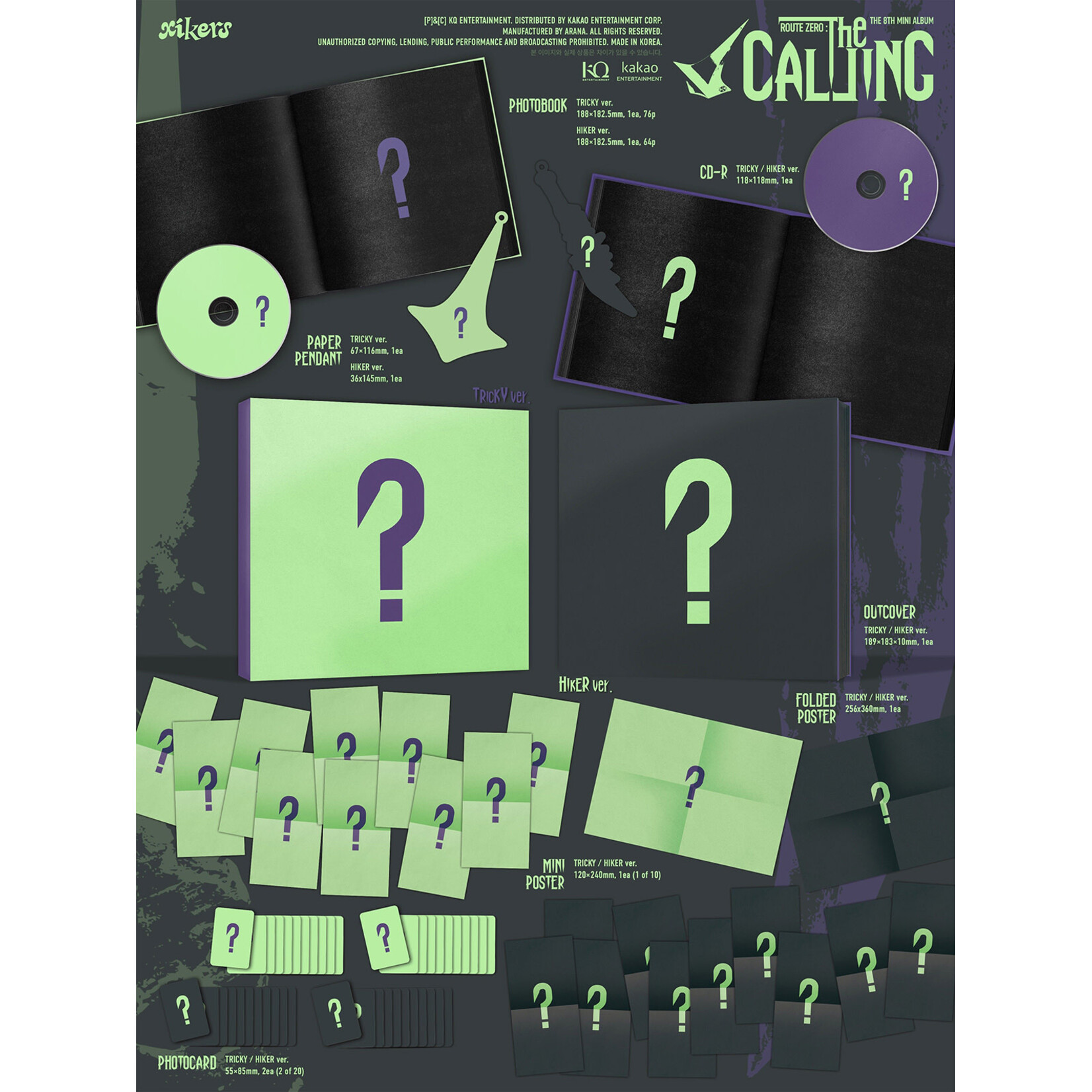 Xikers XIKERS - 8TH MINI ALBUM [ROUTE ZERO : The CALLING] (Photobook Ver.)