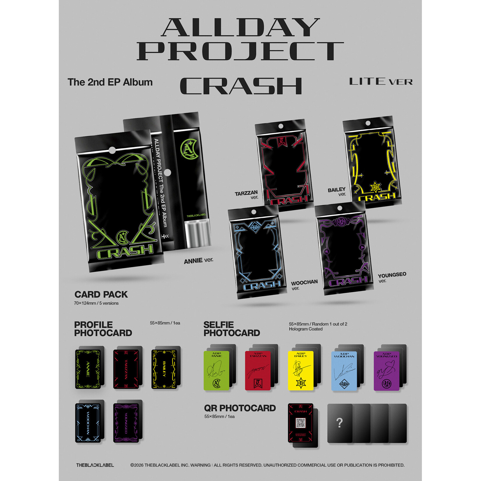 ALLDAY PROJECT ALLDAY PROJECT - The 2nd EP Album [CRASH] (LITE ver.)