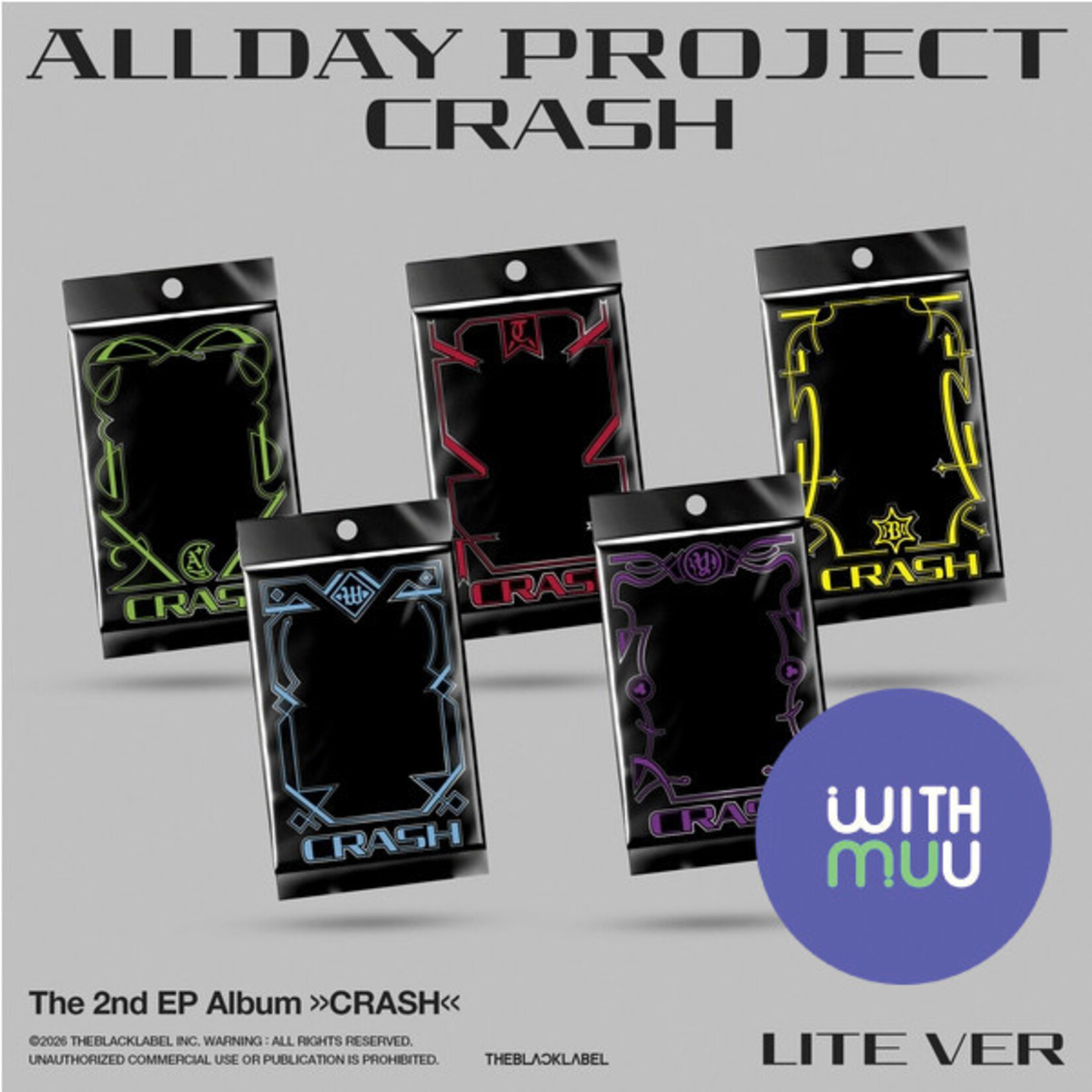 ALLDAY PROJECT ALLDAY PROJECT - The 2nd EP Album [CRASH] (LITE ver.) + Random Polaroid Photocard (WM)
