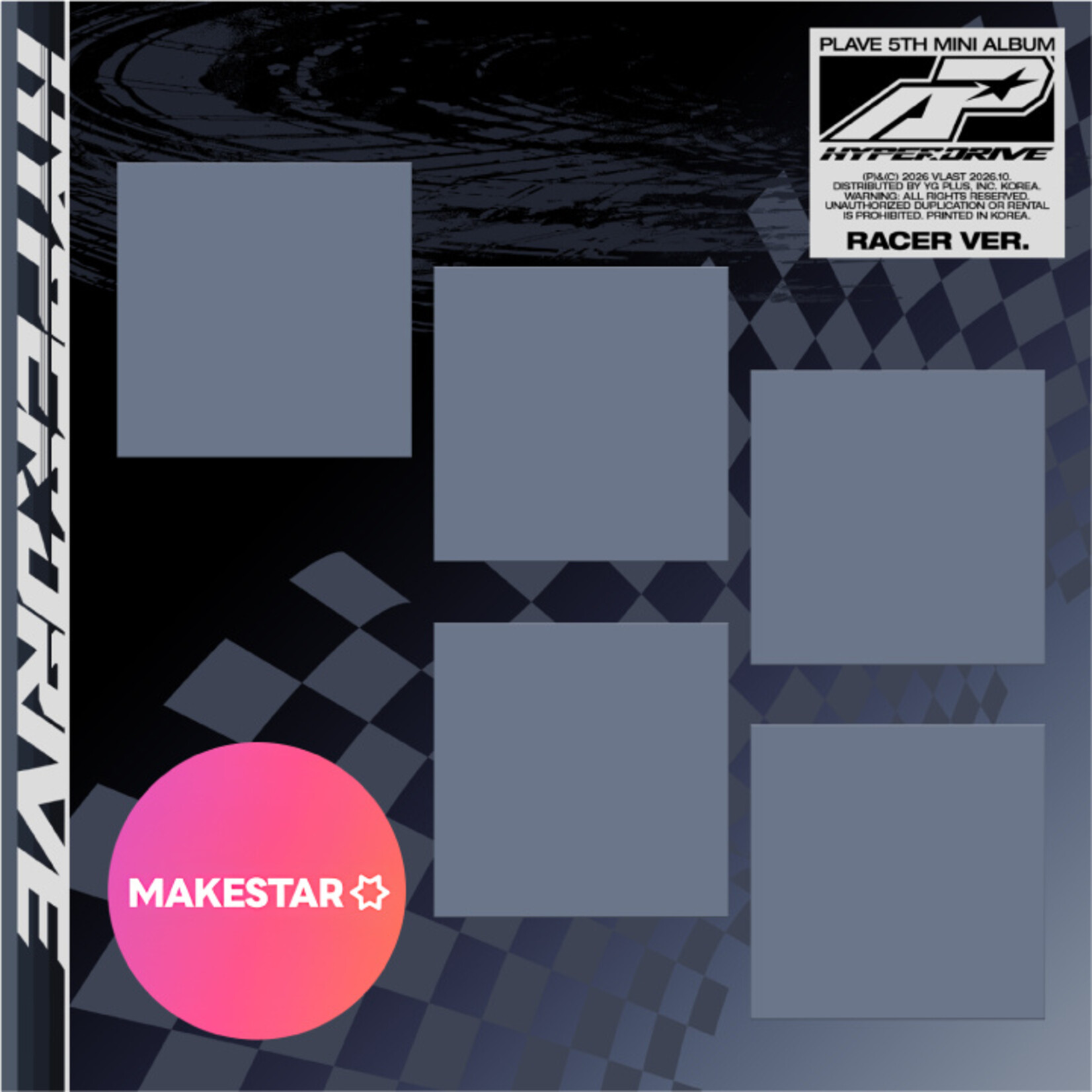 PLAVE PLAVE - 5th Mini Album 'HYPERDRIVE' (Racer Ver.) + Random Photocard (MAKESTAR)