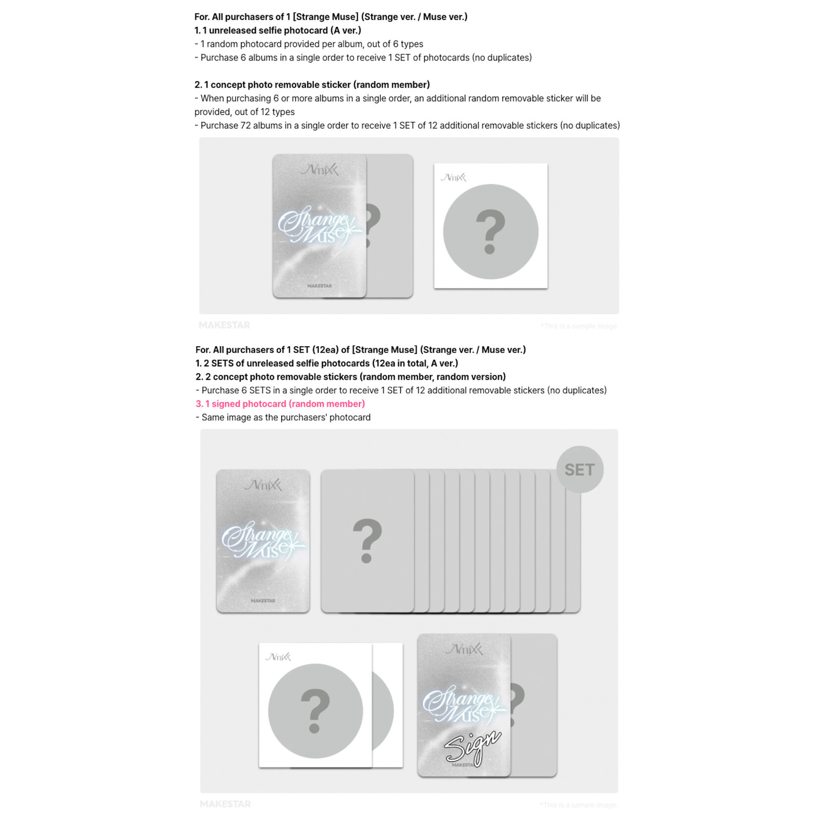 NMIXX NMIXX - 6th Mini Album [Strange Muse] (Photobook Ver.) + Random Photocards (MAKESTAR)