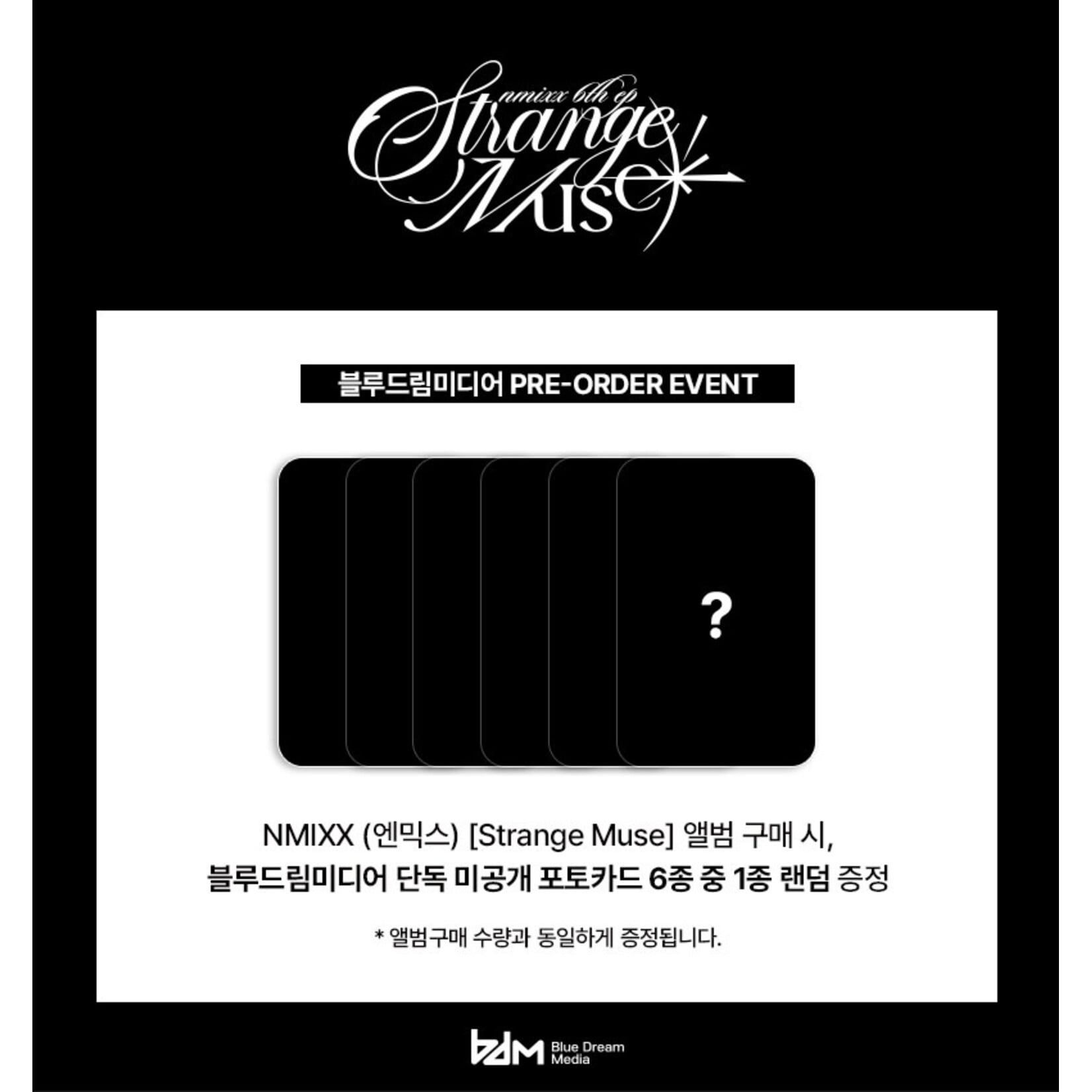 NMIXX NMIXX - 6th Mini Album [Strange Muse] (Platform Album POCAALBUM Ver.) + Random Photocards (BDM)