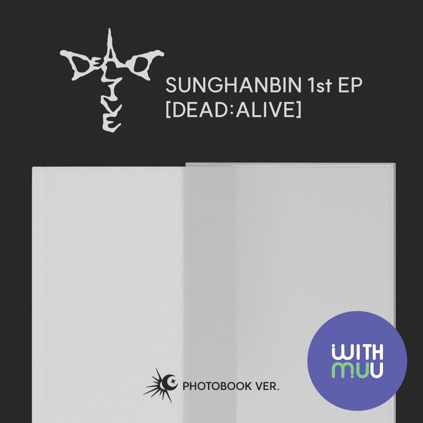 ZeroBaseOne SUNG HAN BIN - 1st Mini Album [DEAD:ALIVE] (Photobook Ver.) + Random Photocards (WM)