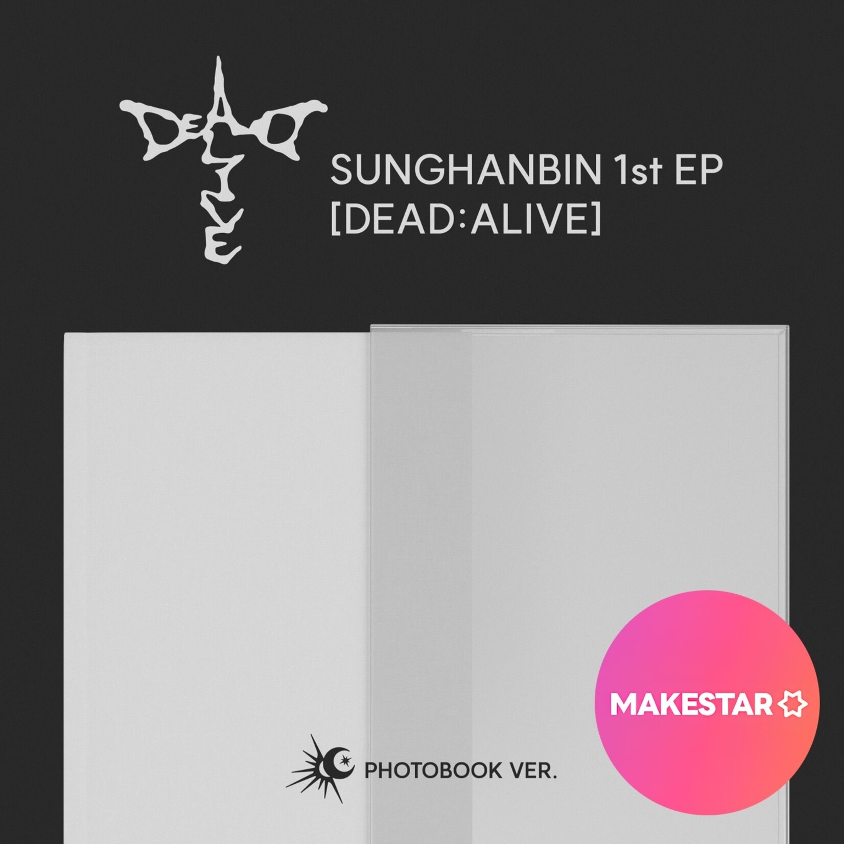 ZeroBaseOne SUNG HAN BIN - 1st Mini Album [DEAD:ALIVE] (Photobook Ver.) + Random Photocards (MAKESTAR)