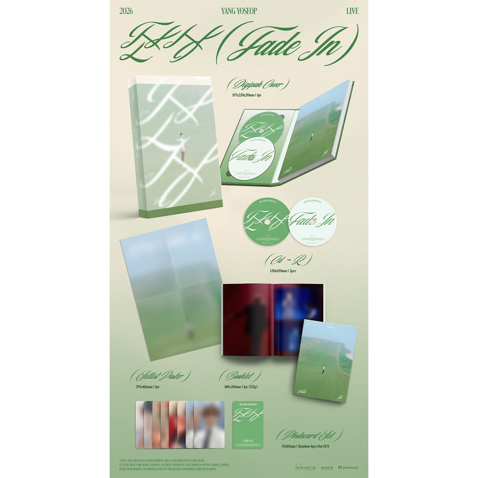 HIGHLIGHT YANG YO SEOP - 2026 YANG YOSEOP LIVE Album [FADE IN] + Random Photocards (APPLE MUSIC)