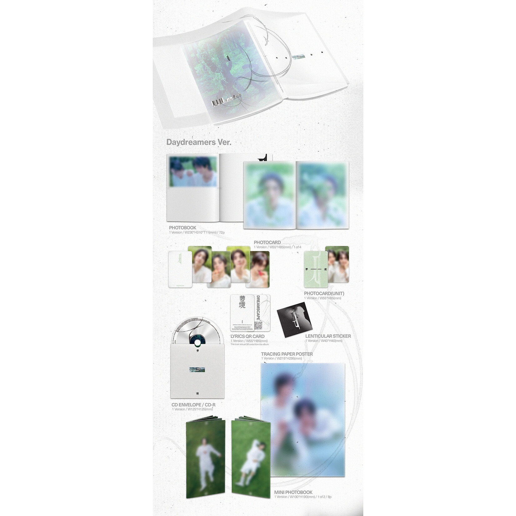 Seventeen [FAN PARTY] JEONGHAN X JOSHUA (SEVENTEEN) - 1st Mini Album ‘DREAMSCAPE’ (Photobook Ver.) + Weverse Gift (WS)