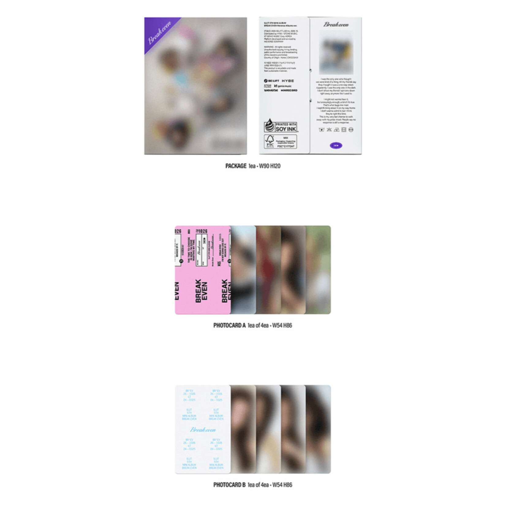 ILLIT ILLIT - 5TH MINI ALBUM [BREAK EVEN] (Weverse Albums ver.)