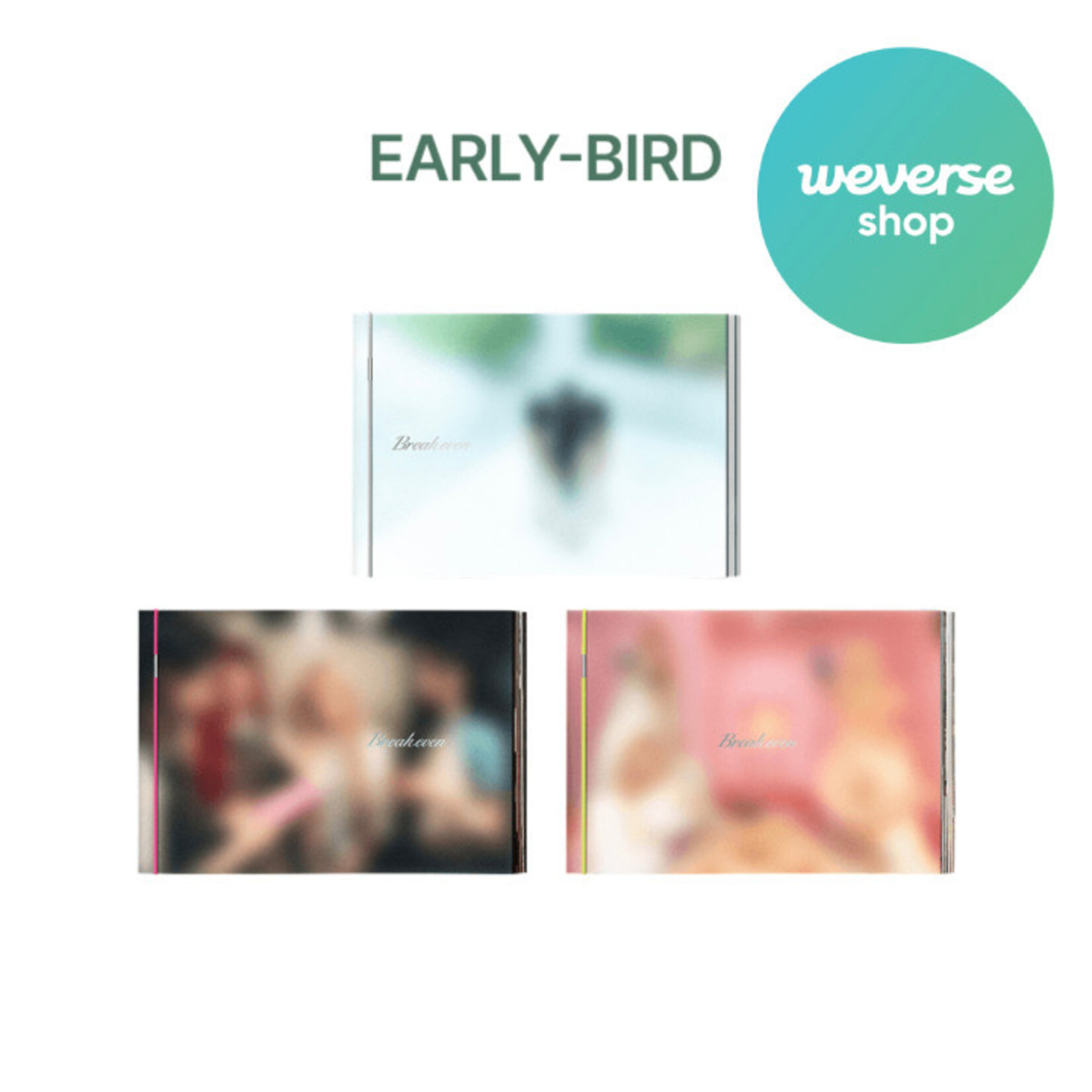 ILLIT [EARLY-BIRD] ILLIT - 5th Mini Album ‘BREAK EVEN’ (Photobook Ver.) + Weverse Gift (WS)