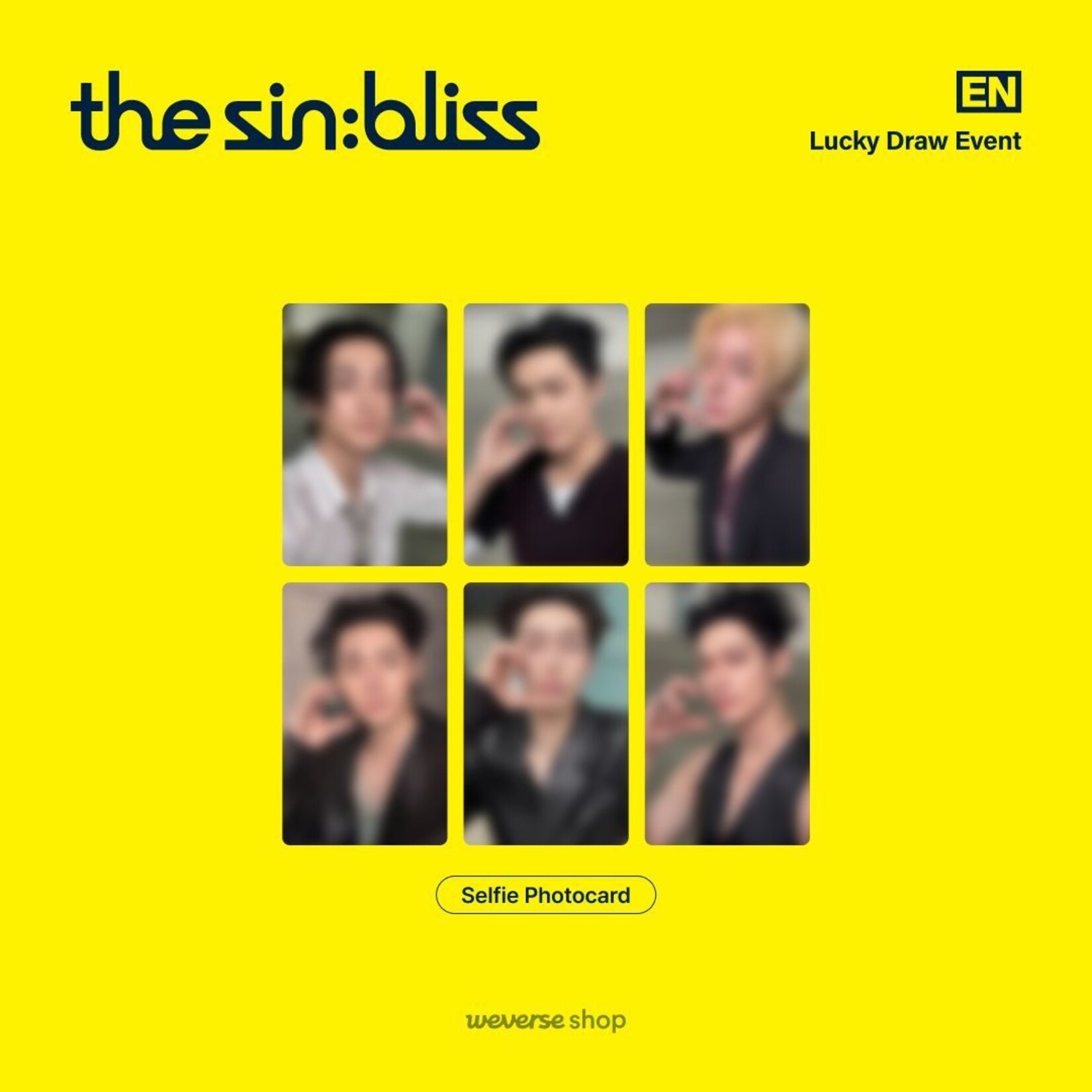Enhypen [LUCKY DRAW2] ENHYPEN - THE SIN : BLISS (Photobook Ver.) + Random Photocard (WEVERSE)