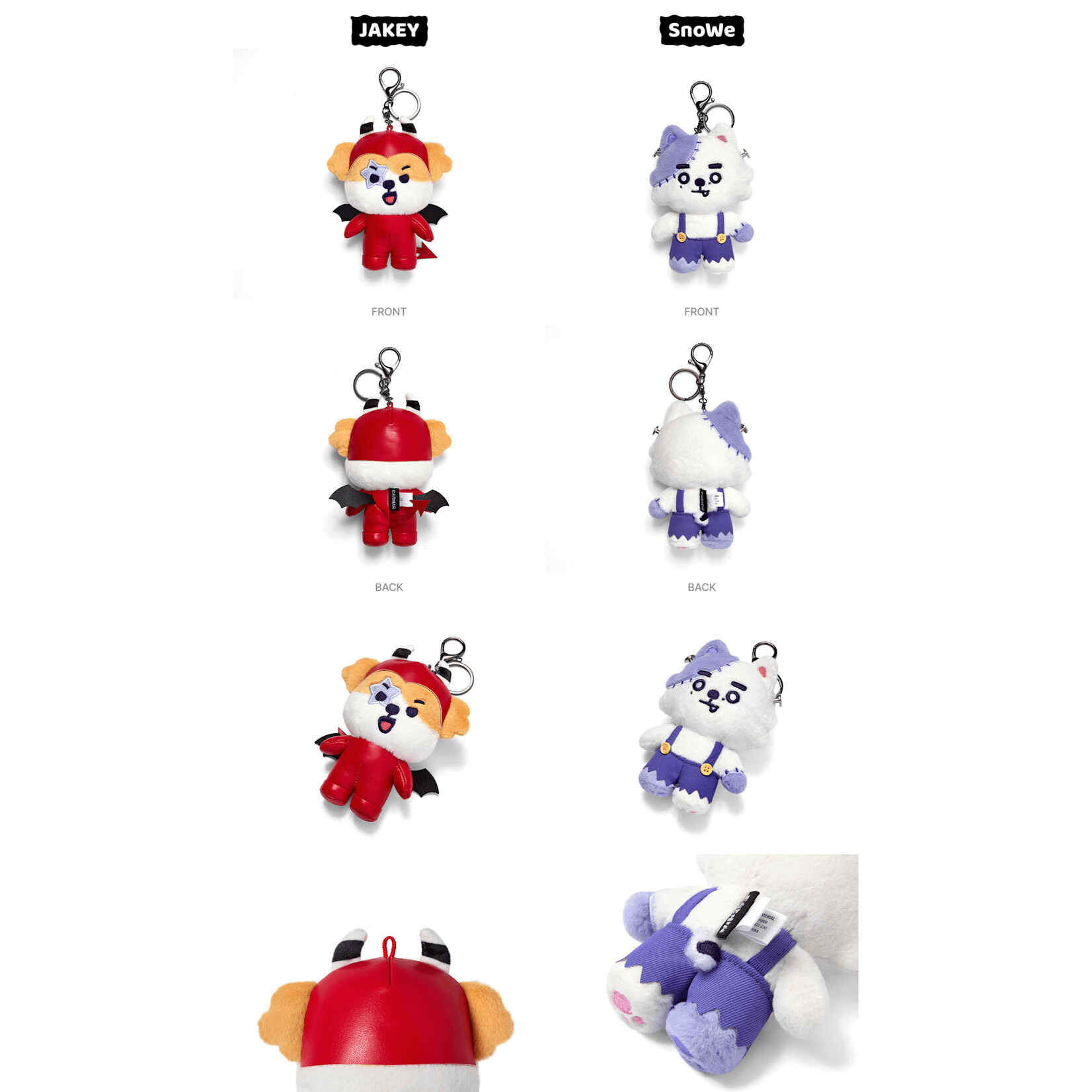 Enhypen ENHYPEN - [SPOOKY ENCHIN] MD : Plush Keyring