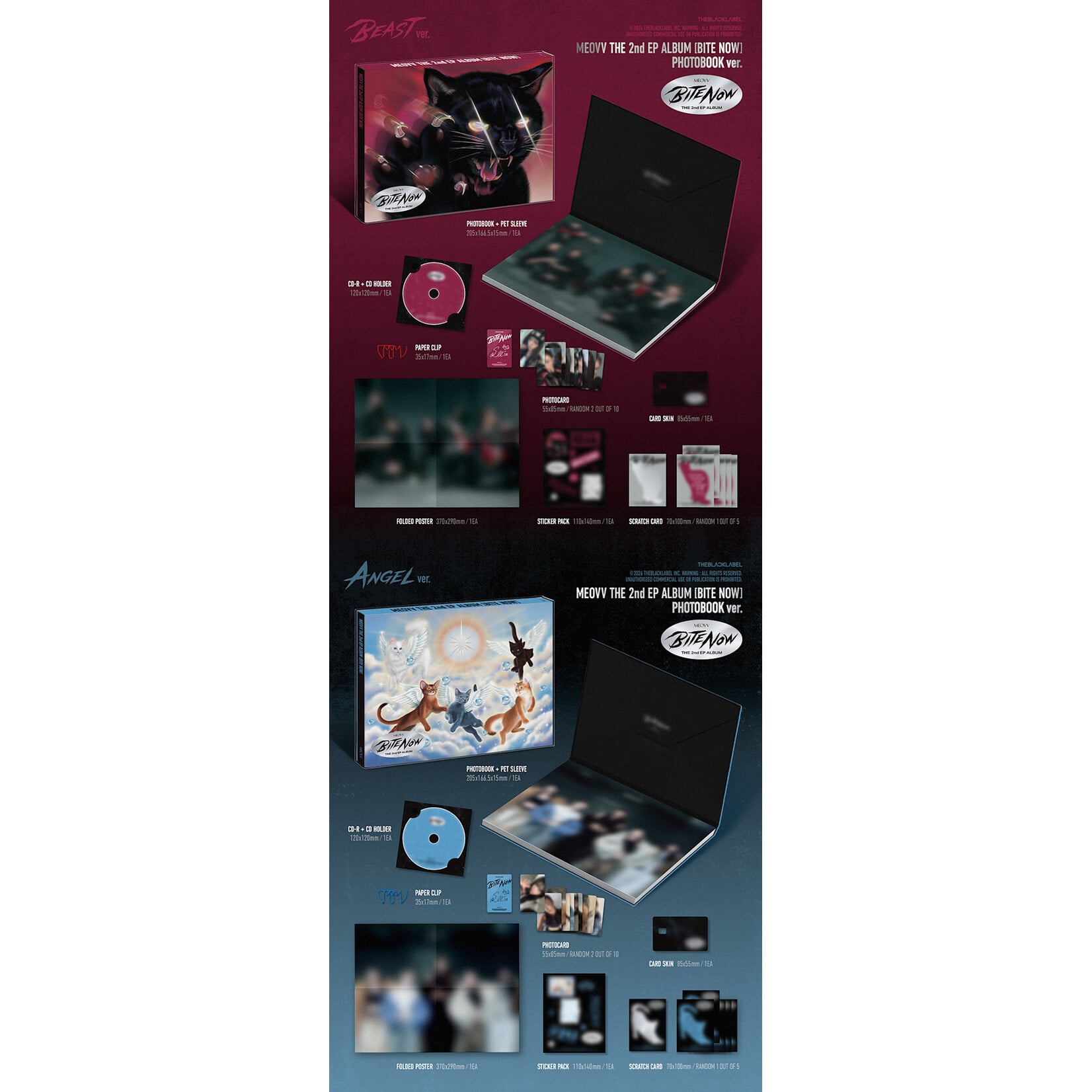 MEOVV [LUCKY DRAW3] MEOVV - THE 2nd EP ALBUM [BITE NOW] (PHOTOBOOK Ver.) + Random Photocard (SW)