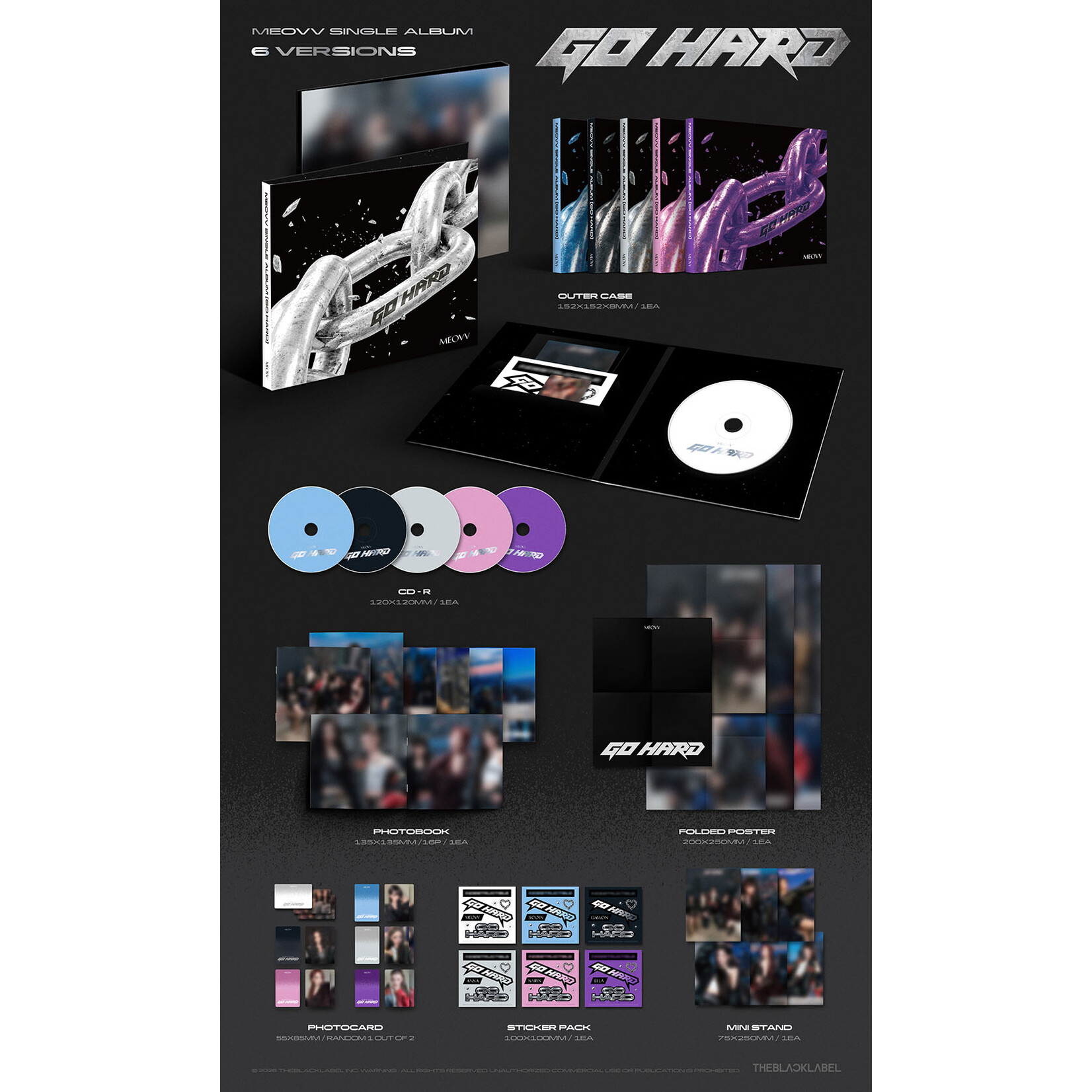 MEOVV MEOVV - The 3rd Single Album [GO HARD] (Standard Ver.)