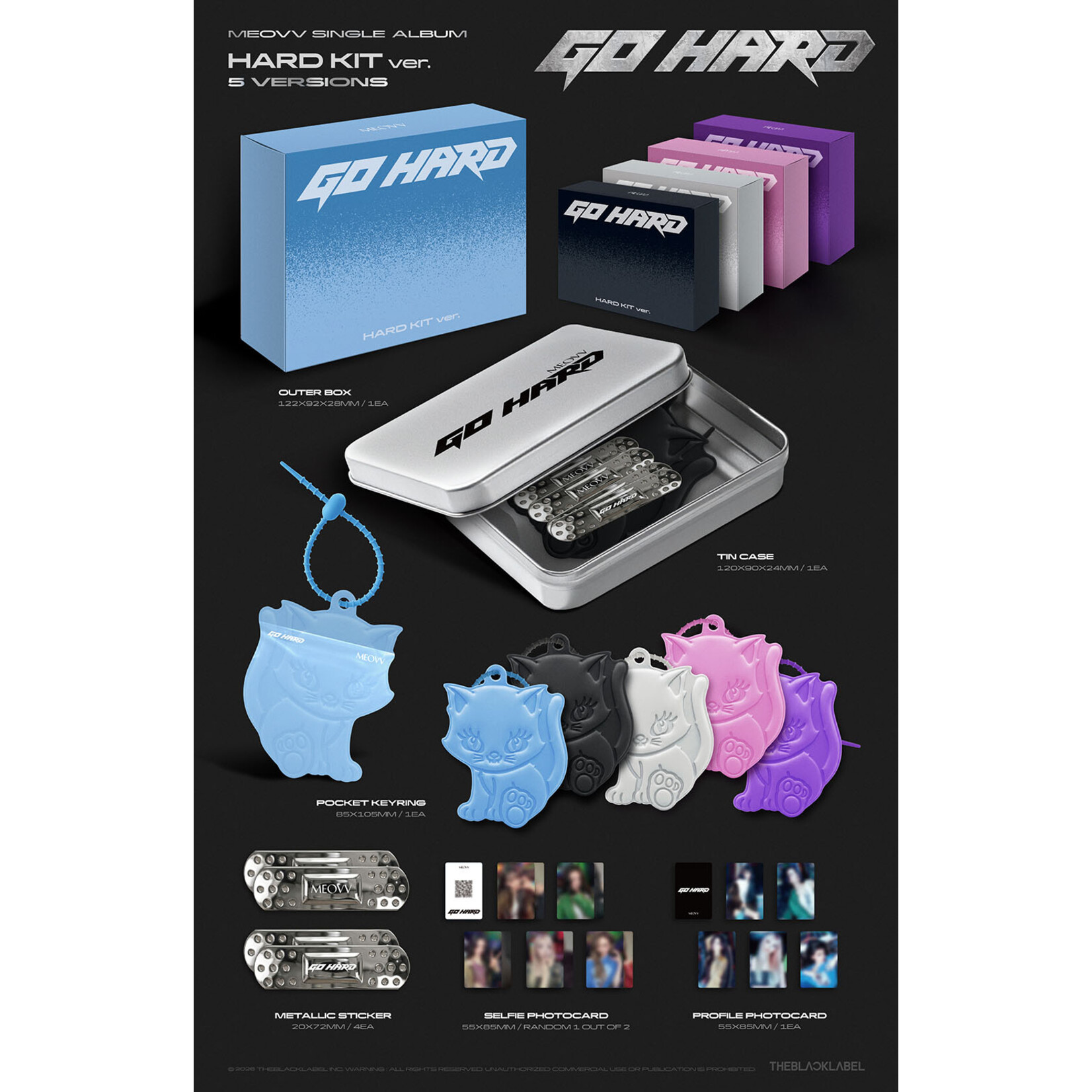 MEOVV MEOVV - The 3rd Single Album [GO HARD] (HARD KIT ver.)