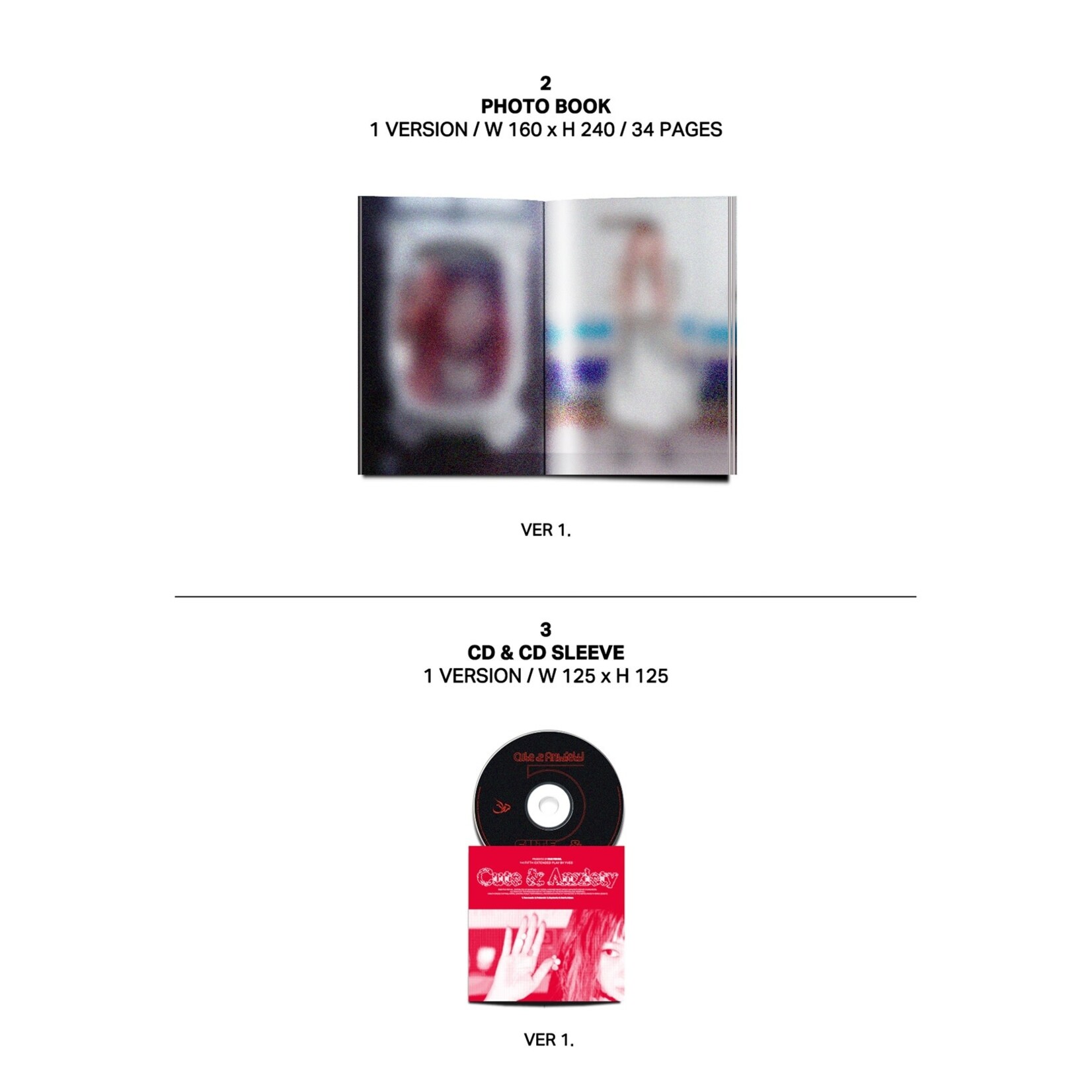 YVES Yves - EP 5TH Album [Cute & Anxiety]
