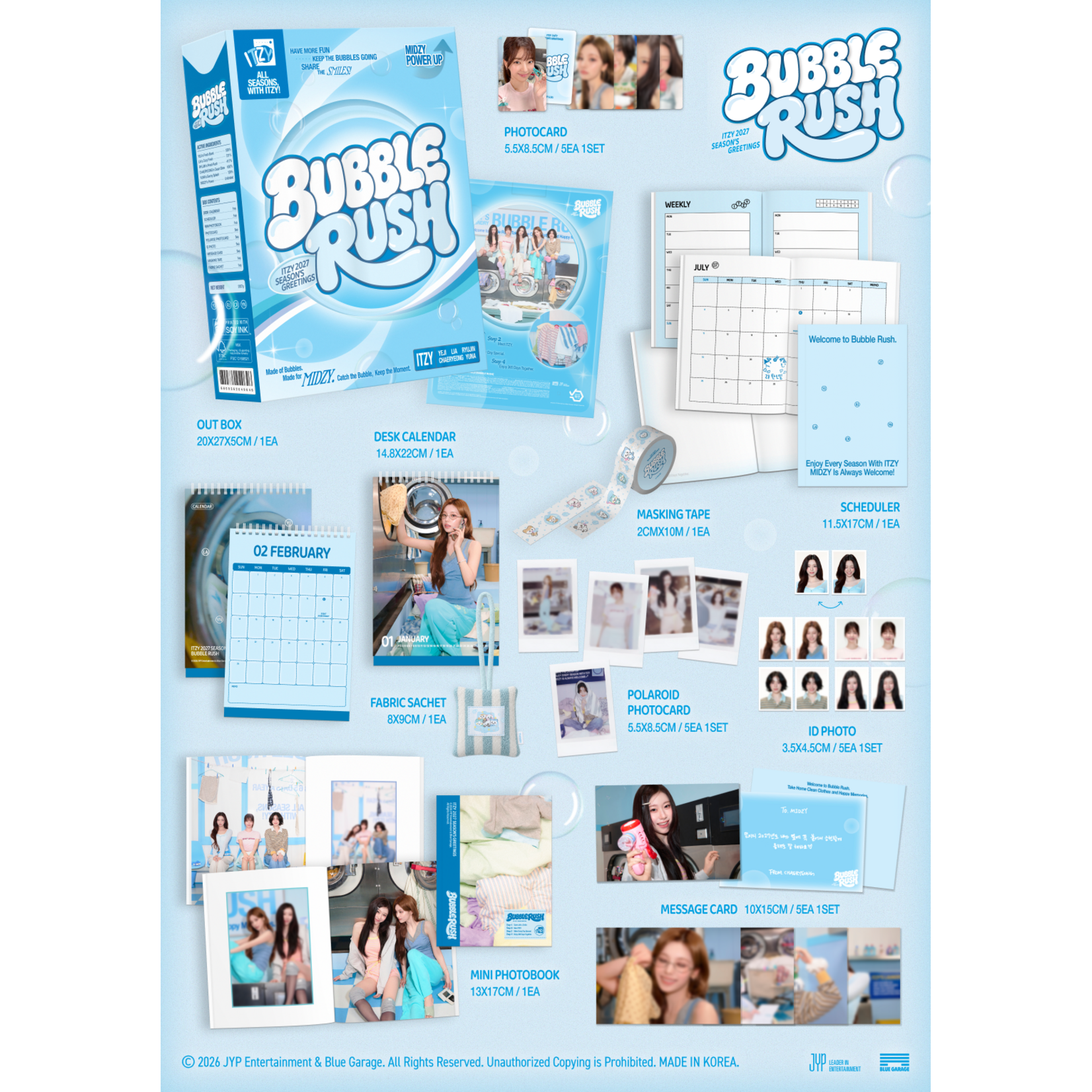 Itzy ITZY - 2027 Season's Greetings [BUBBLERUSH]