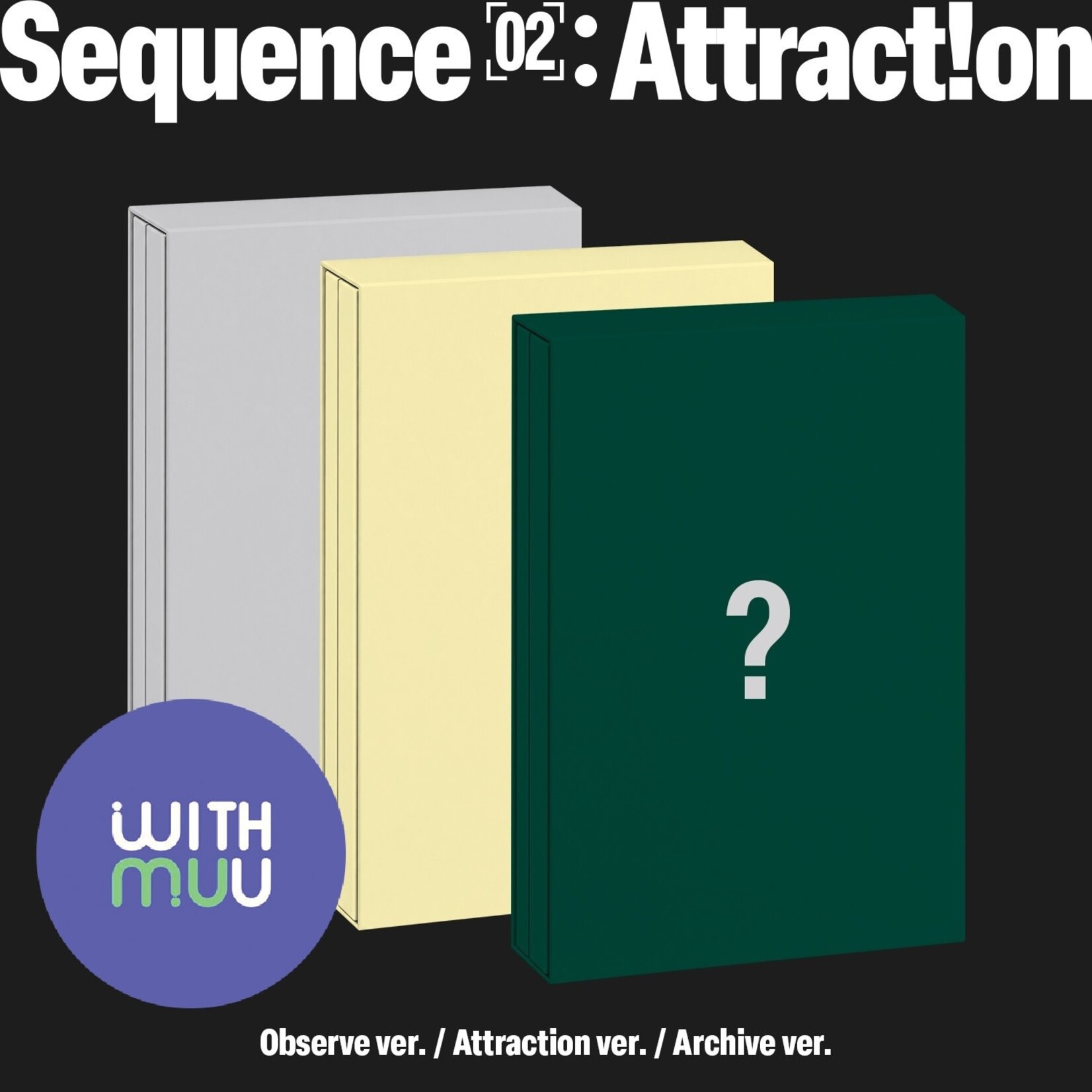 AND2BLE AND2BLE - 2nd Mini Album [Sequence 02: Attraction] (Photobook Ver.) + Random Photocard (WM)