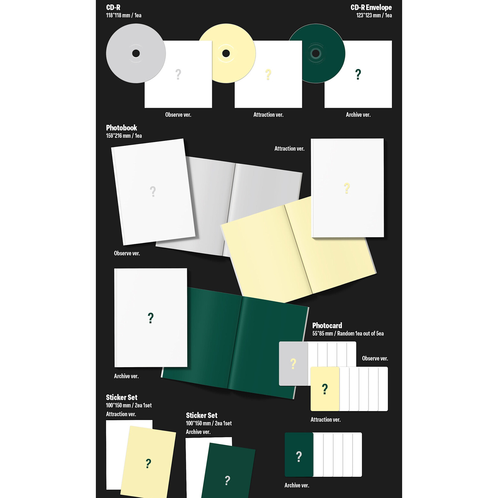 AND2BLE AND2BLE - 2nd Mini Album [Sequence 02: Attraction] (Photobook Ver.) + Random Photocard (WM)
