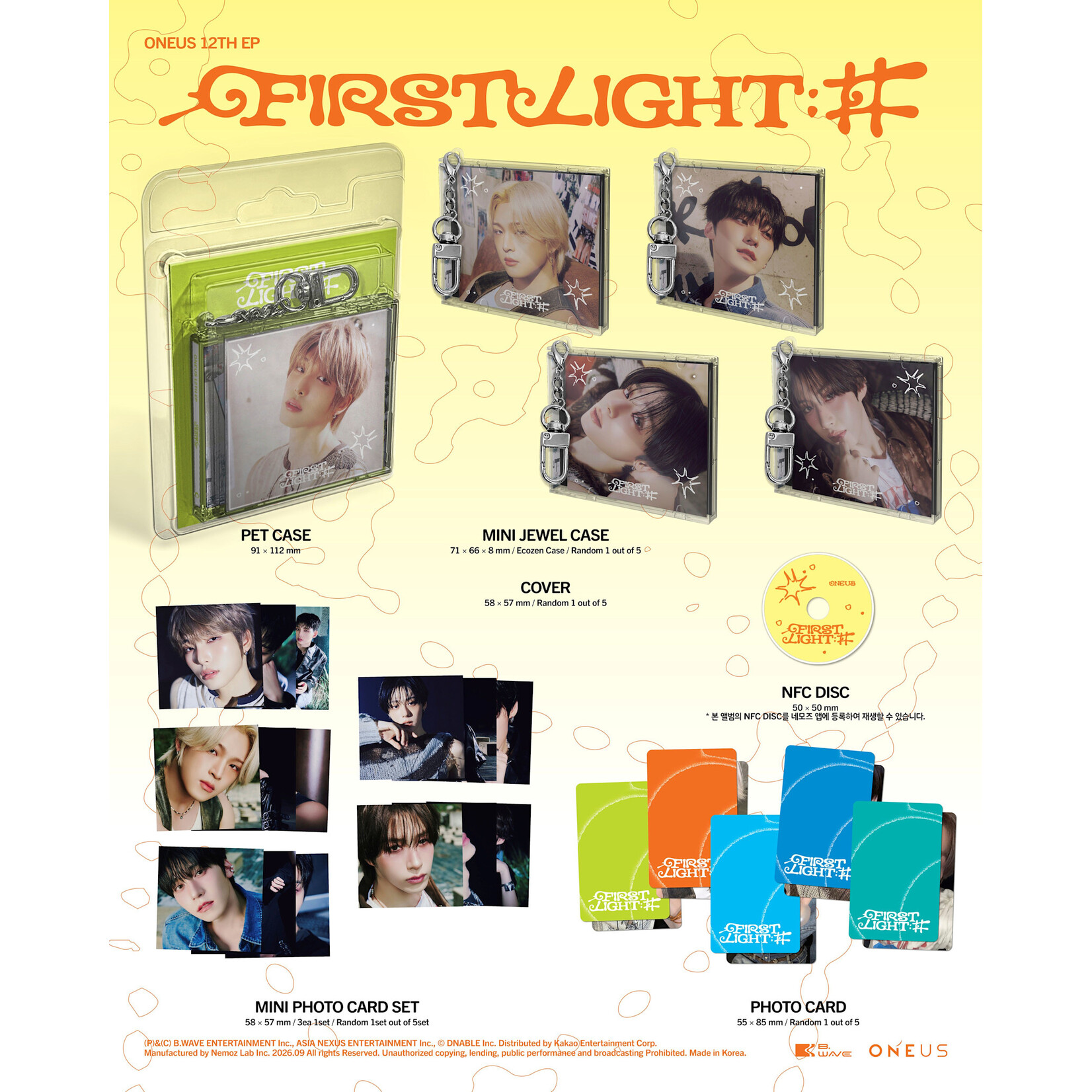 ONEUS ONEUS - 12th Mini [FIRST LIGHT : 井] (MINI JEWEL VER.)