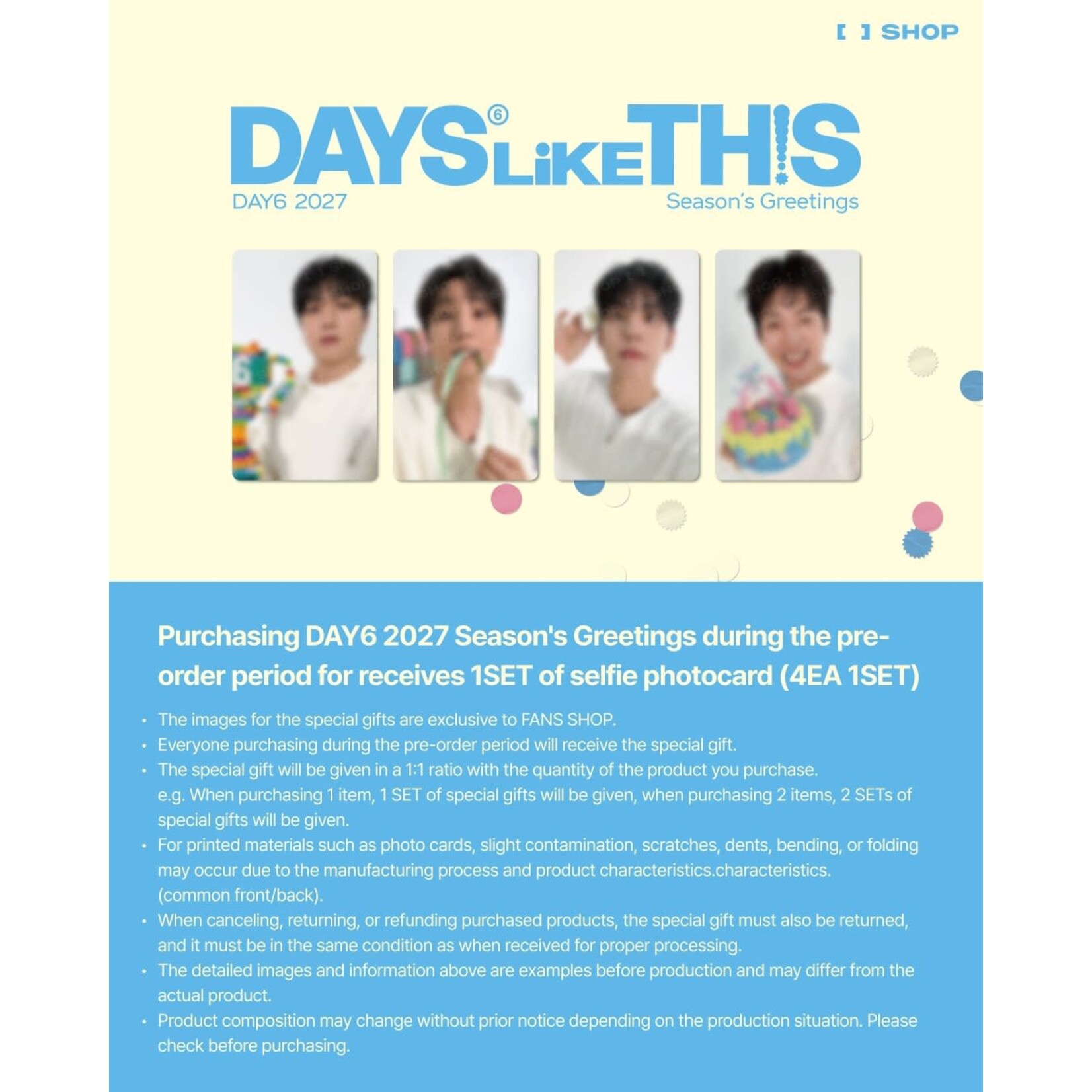 DAY6 DAY6 - 2027 Season's Greetings [DAYSLIKE THIS]
