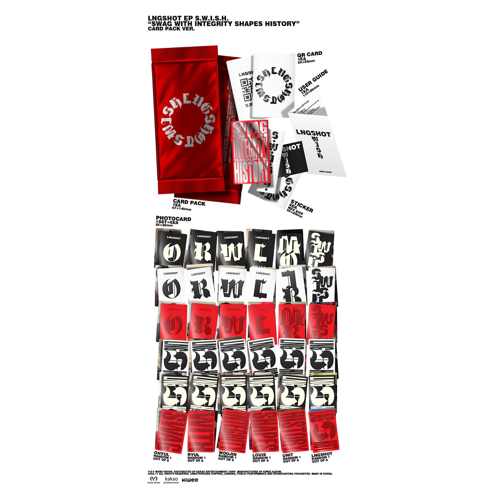 LNGSHOT LNGSHOT - LNGSHOT EP [S.W.I.S.H.] (Card Pack Ver.)