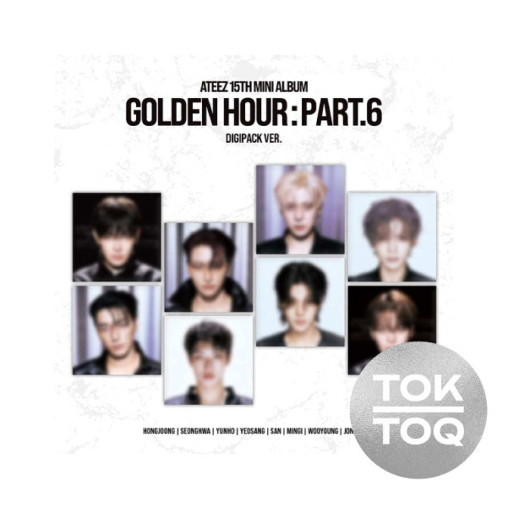 ATEEZ ATEEZ - 15TH MINI ALBUM [GOLDEN HOUR : Part.6] (DIGIPACK Ver.) + Random Photocard (TOKTOQ)