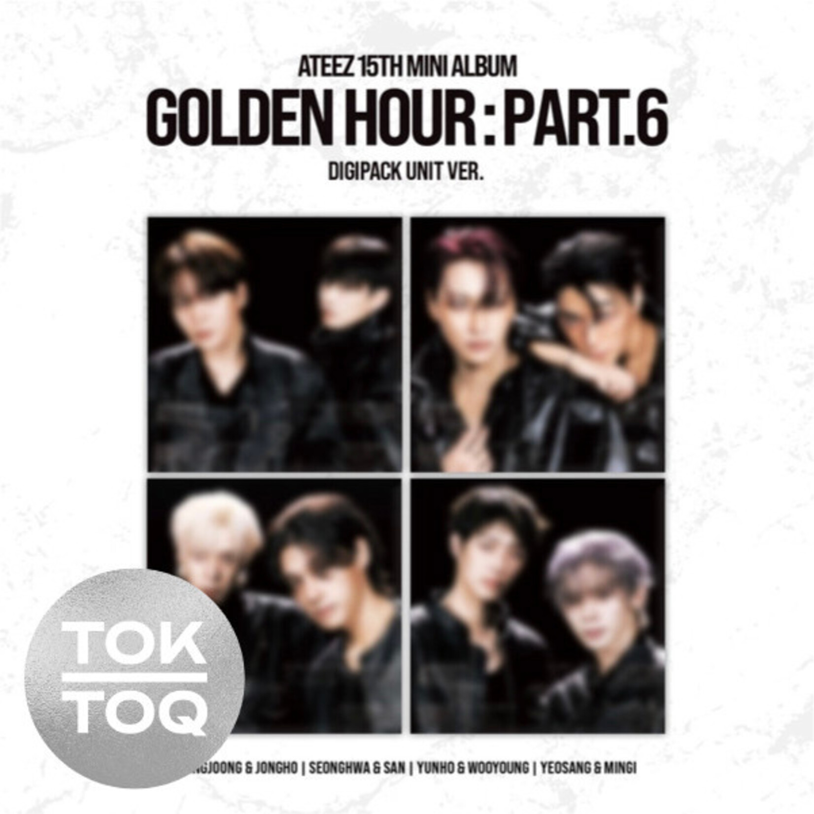 ATEEZ ATEEZ - 15TH MINI ALBUM [GOLDEN HOUR : Part.6] (DIGIPACK UNIT VER.) + Random Photocard (TOKTOQ)