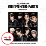 ATEEZ ATEEZ - 15TH MINI ALBUM [GOLDEN HOUR : Part.6] (DIGIPACK UNIT VER.) + Random Photocard (APPLE MUSIC)
