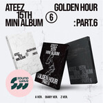 ATEEZ ATEEZ - 15TH MINI ALBUM [GOLDEN HOUR : Part.6] (Photobook Ver.) + Random Photocard (SW)