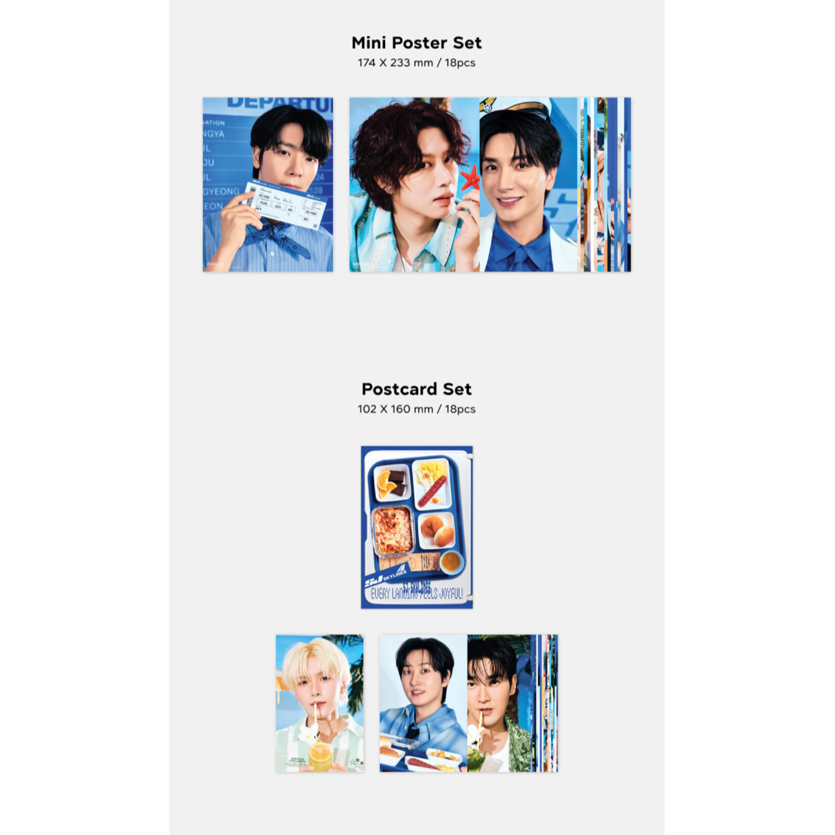 SUPER JUNIOR SUPER JUNIOR - [2027 SEASON'S GREETINGS] + Photocard  SET A & B + Random Removable Sticker